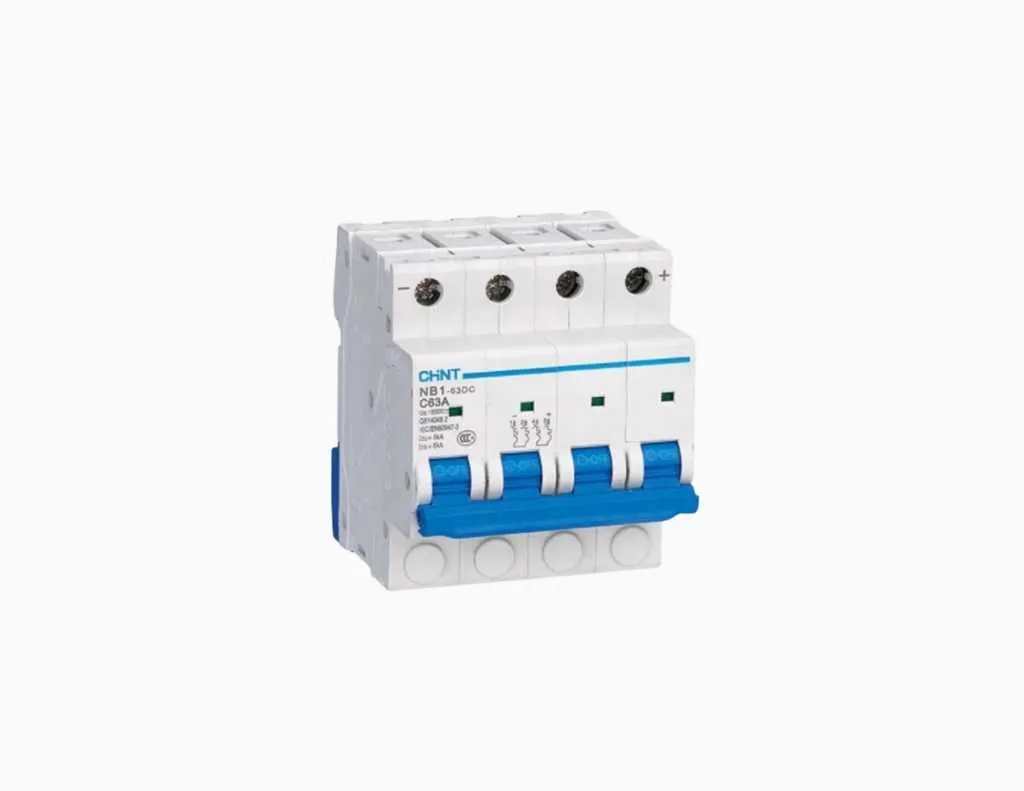 Chint MCB NB1-63DC 4P C3A DC1000V 6kA -182729