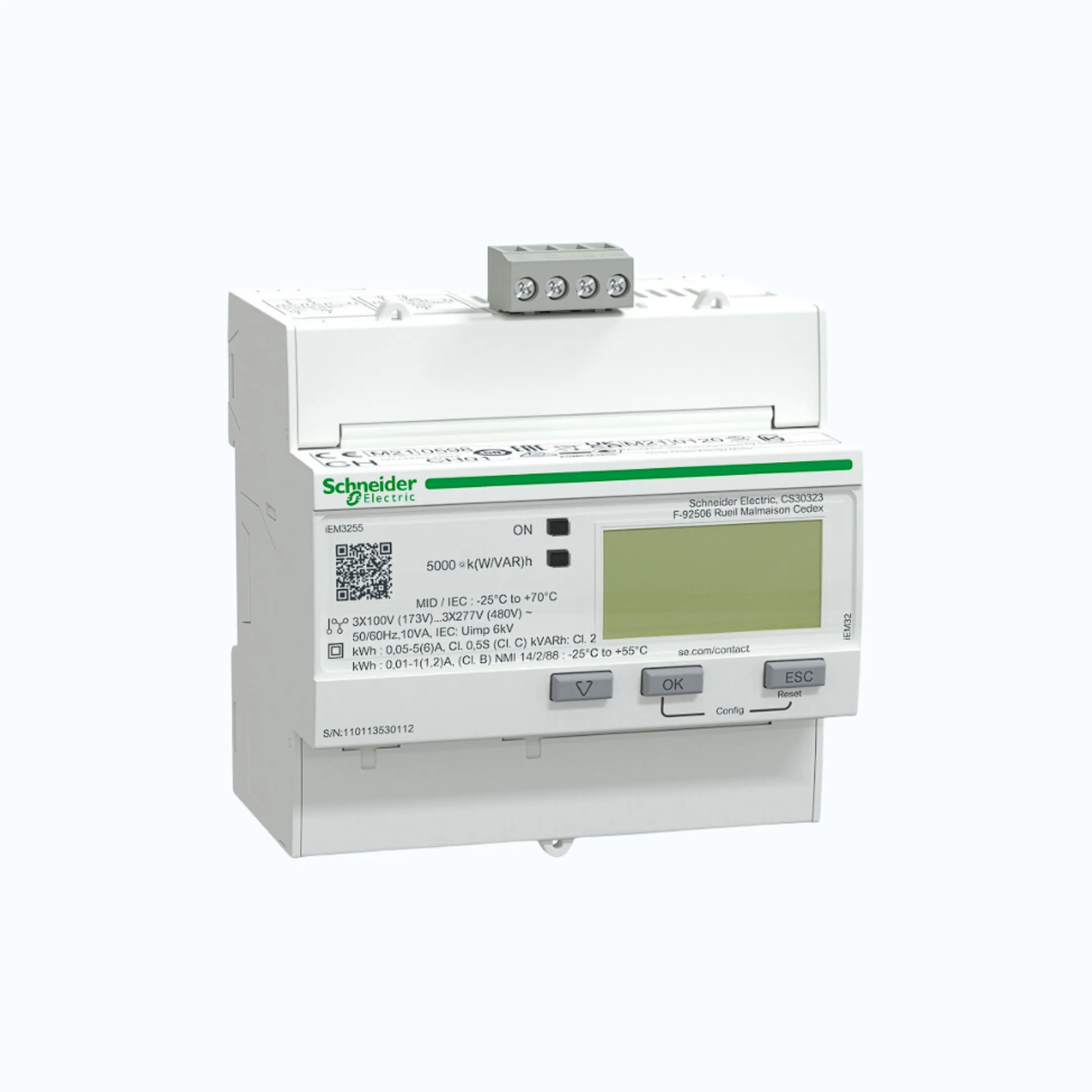 Schneider kWH Meter iEM3255 3 Phasa 5A-A9MEM3255