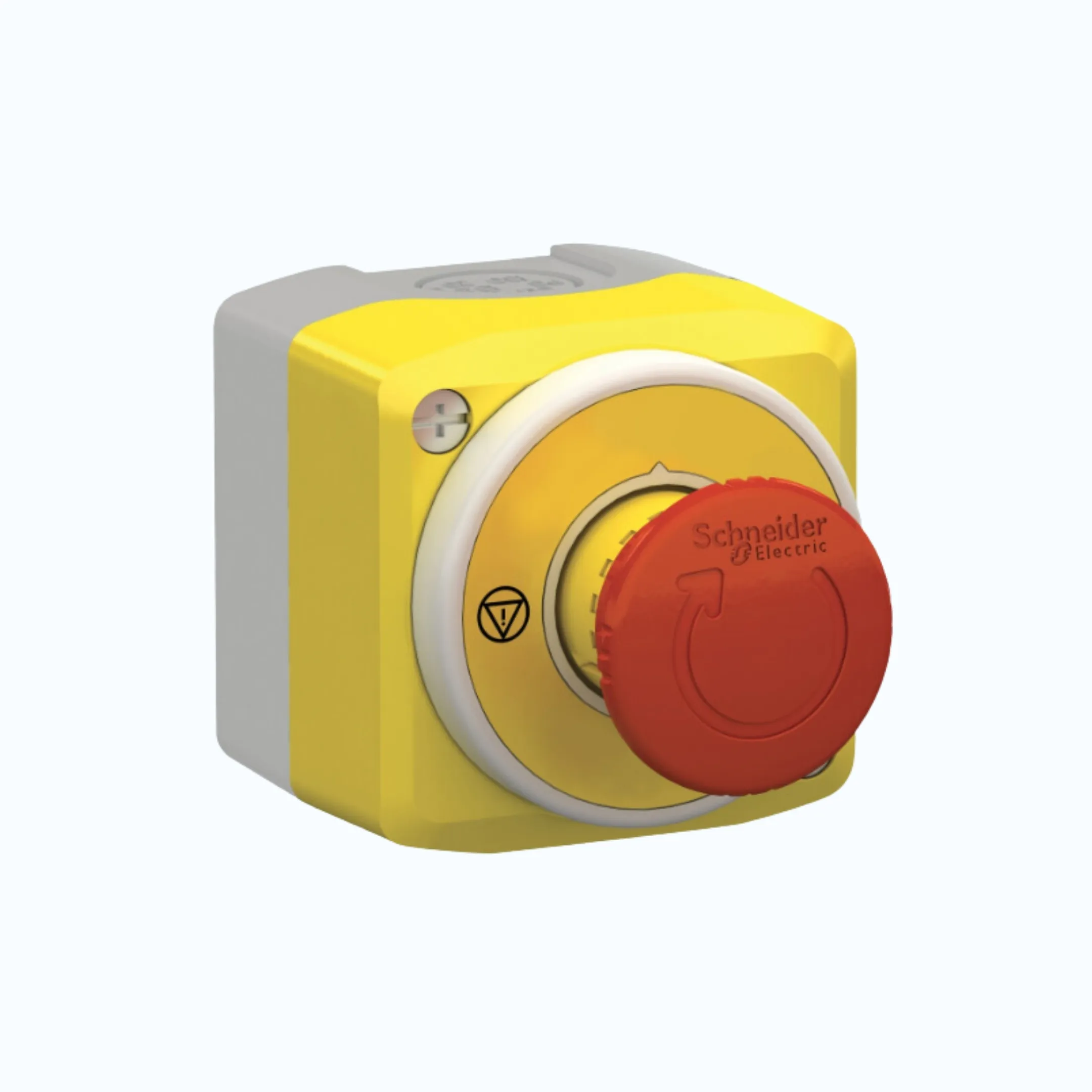 Schneider Illuminated Emergency Stop NEW- Ø40 mm Illum Estop Control Box 24V 1 N