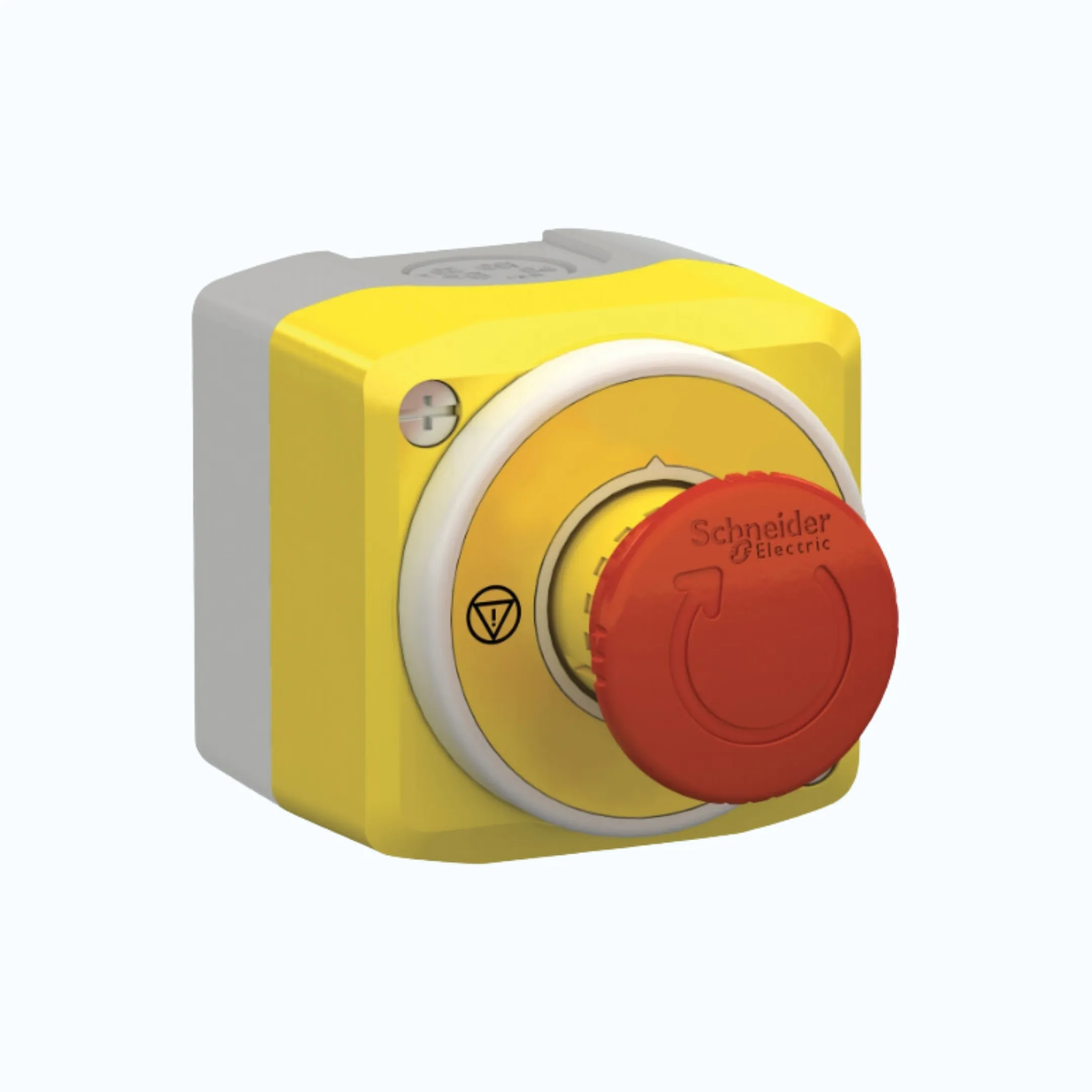 Schneider Illuminated Emergency Stop NEW- Ø40 mm Illum Estop Control Box 24V 1 N