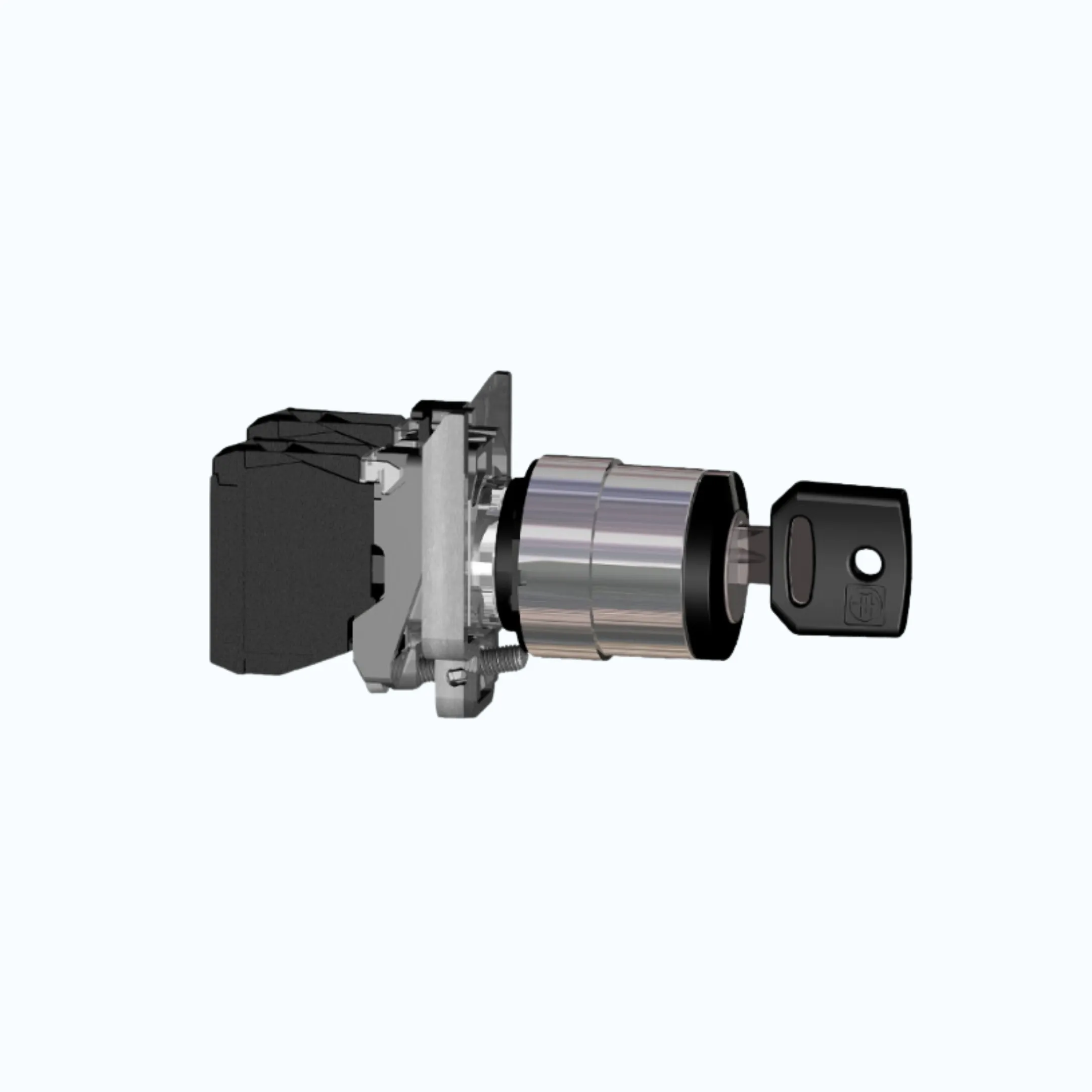 Schneider Key Switch 1 N/O Hitam-XB4BG21EX