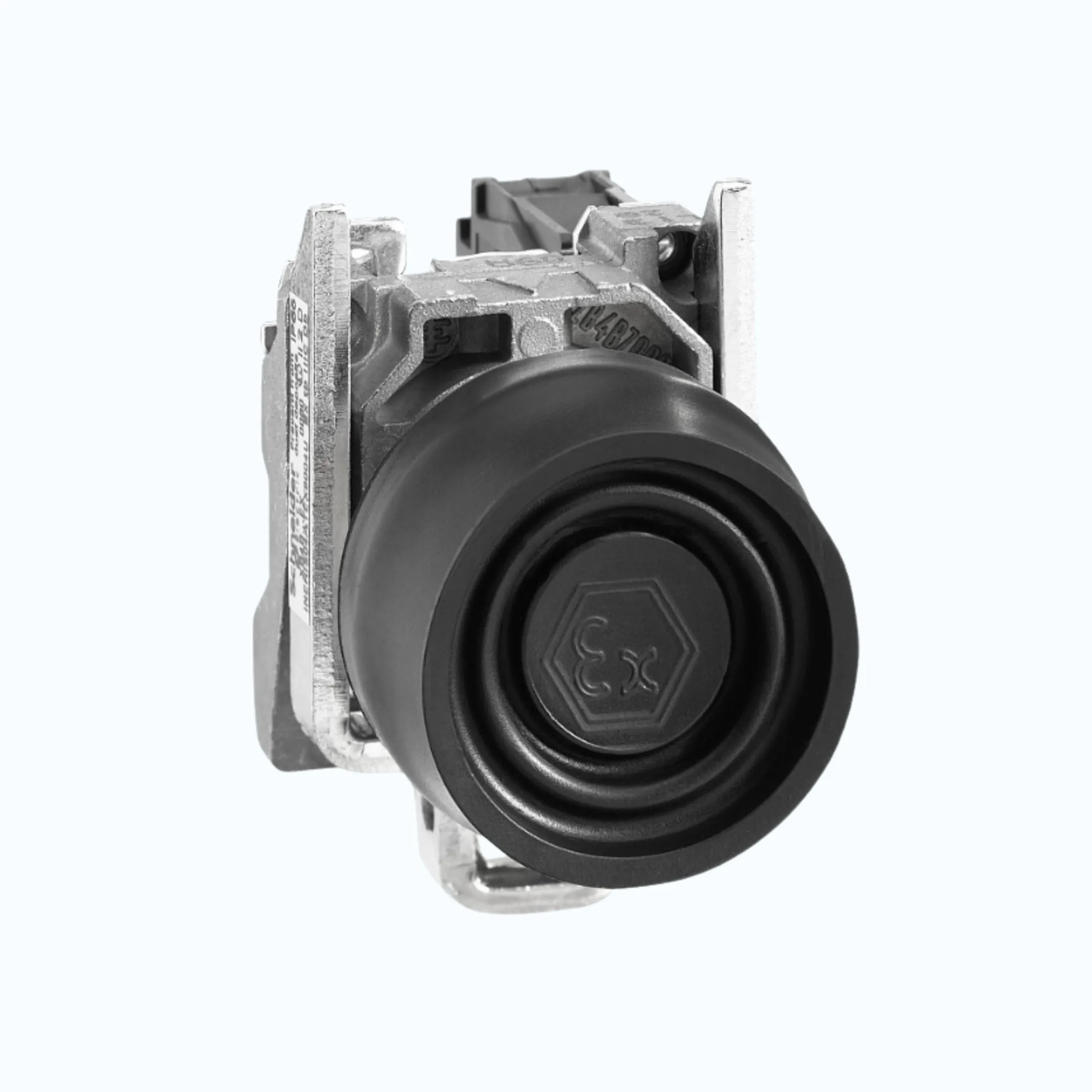 Schneider Push Button Untuk Explosive Atmosphere- 21-22 1 N/O Hitam-XB4BPS21EX