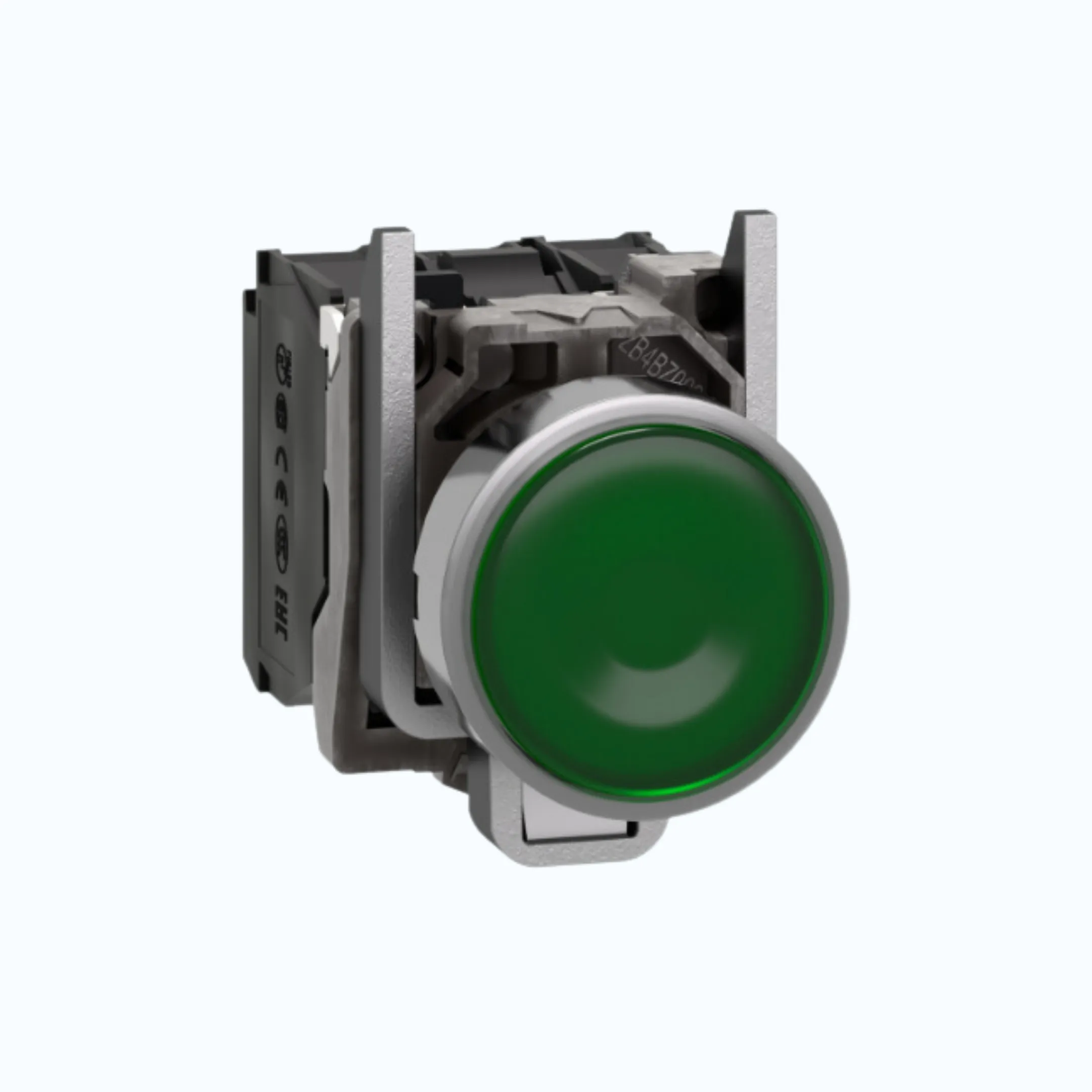 Schneider Push Button Iluminasi- 110 … 120 V AC 1 N/O + 1N/C Hijau-XB4BW33G5