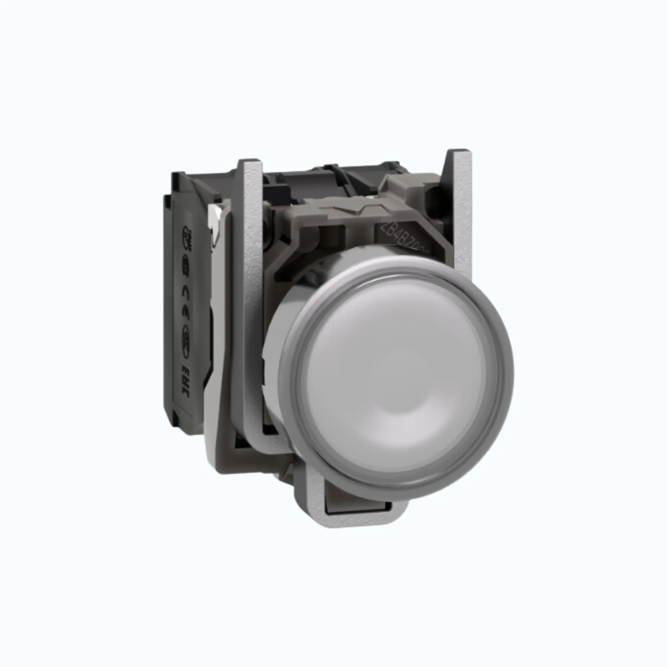 Schneider Push Button Iluminasi- 24 V AC/DC 1 N/O + 1 N/C Putih -XB4BW31B5