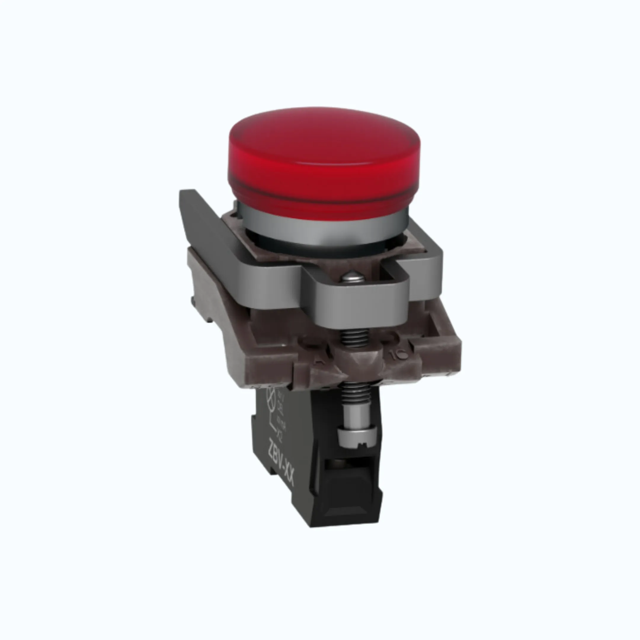 Schneider Pilot Lamp-Protected Led 230 … 240 V AC Merah-XB4BVM4