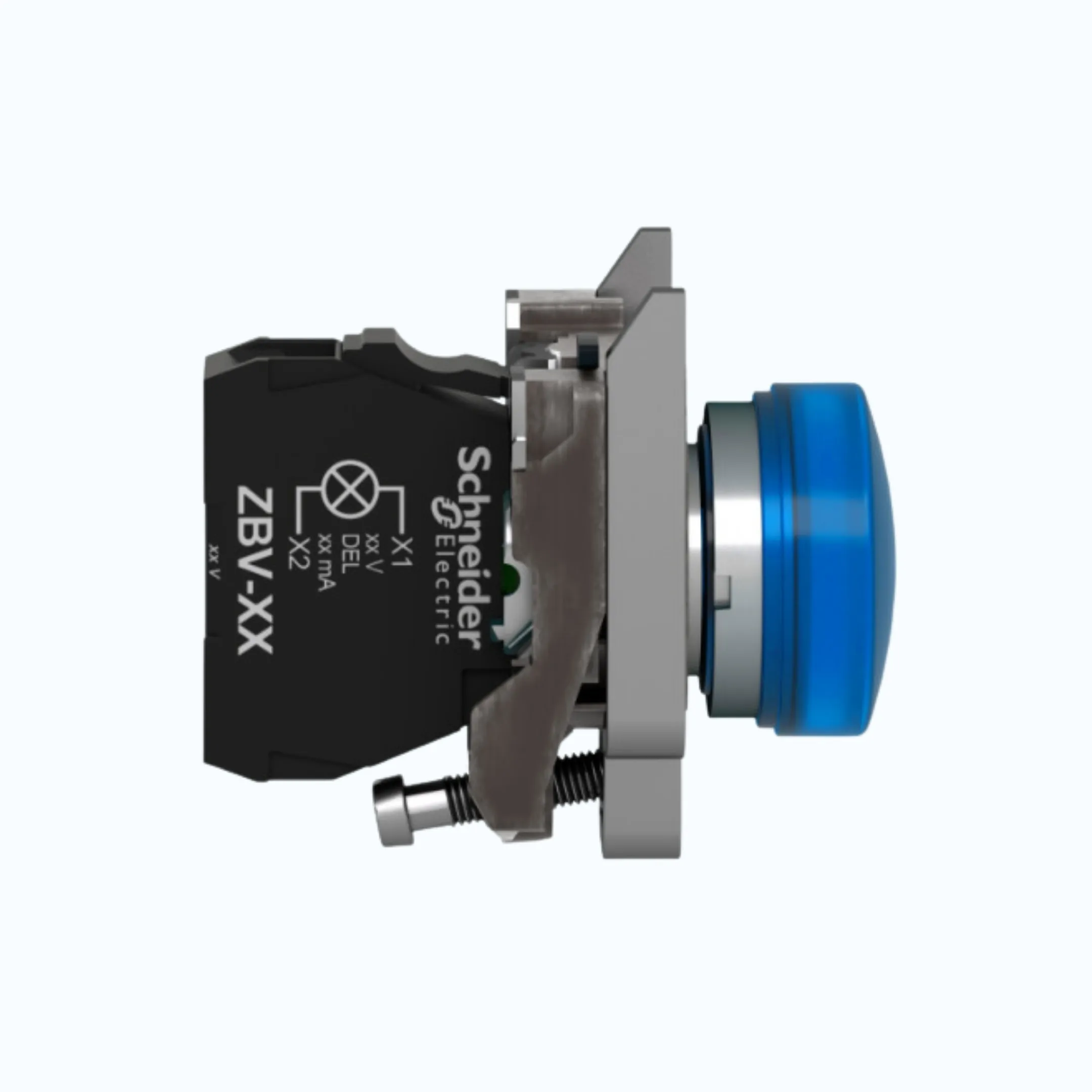 Schneider Pilot Lamp-Protected Led 24 V AC/DC Biru-XB4BVB6