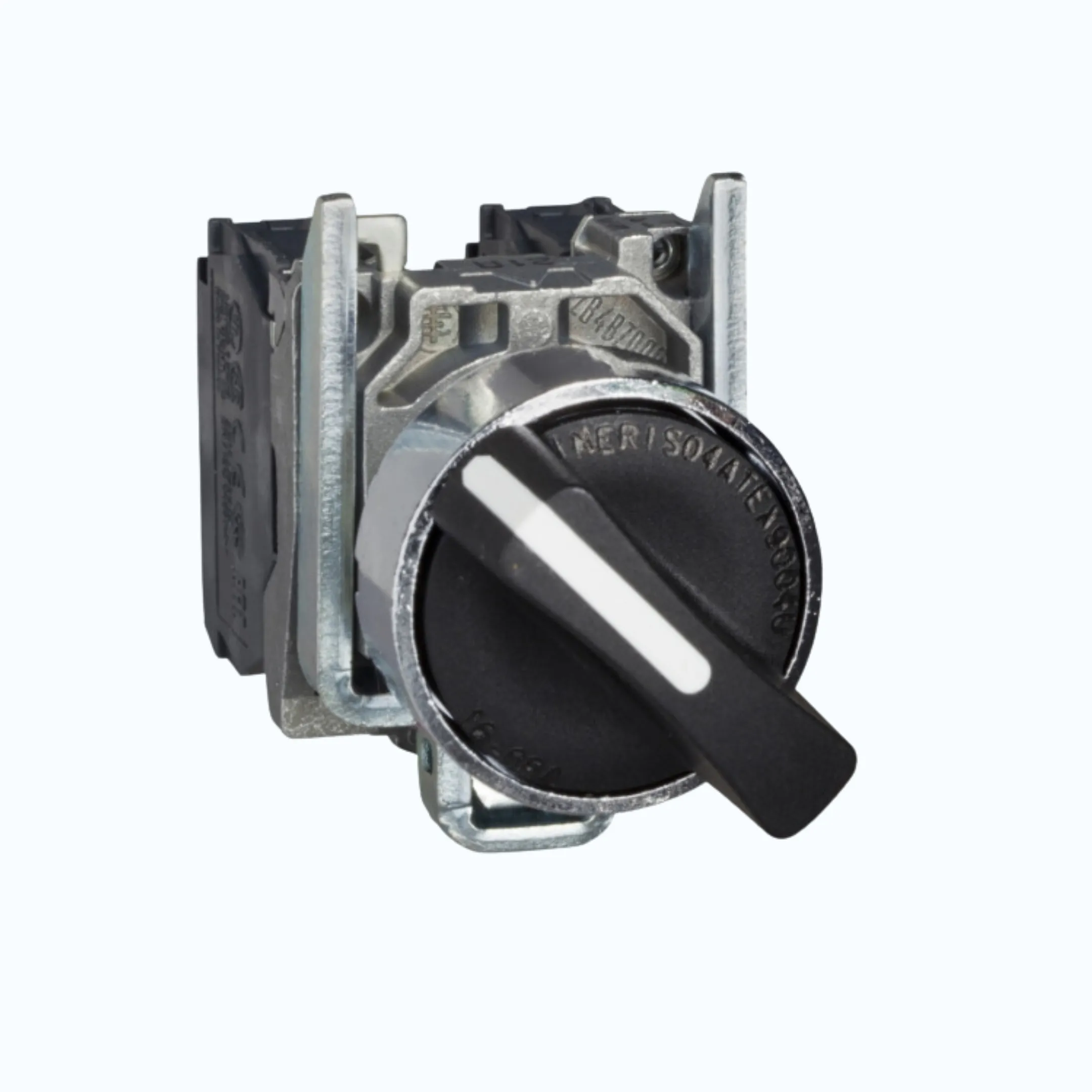 Schneider Selector 2 posisi spring return 1 N/O Hitam-XB4BD41