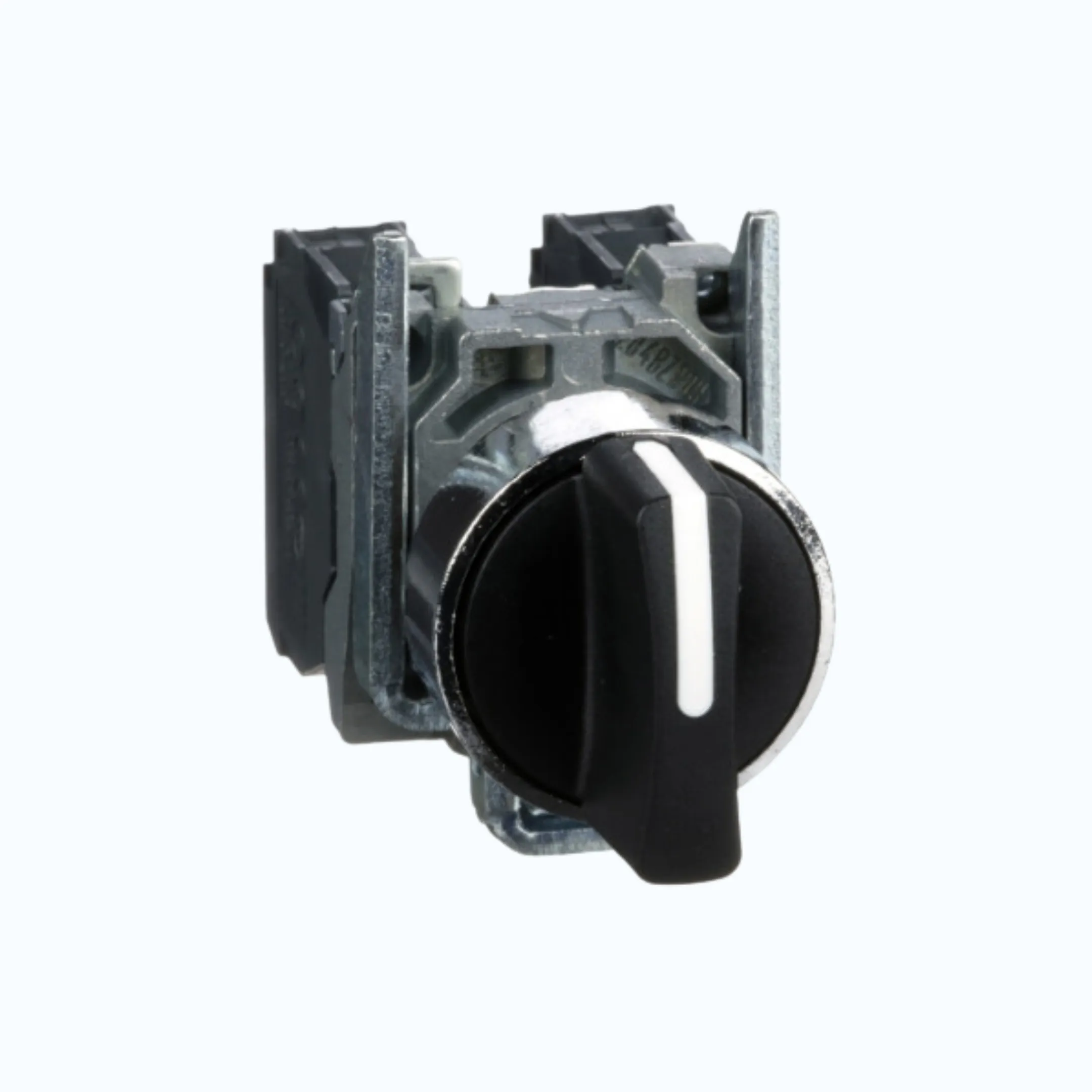 Schneider Selector 3 posisi stay put 2 N/O Hitam-XB4BD33