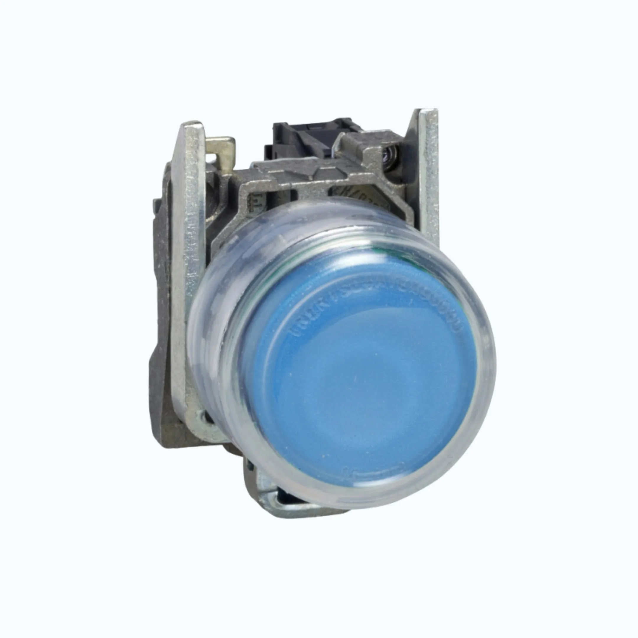 Schneider Push Button Booted (IP 66) 1 N/O Biru-XB4BP61