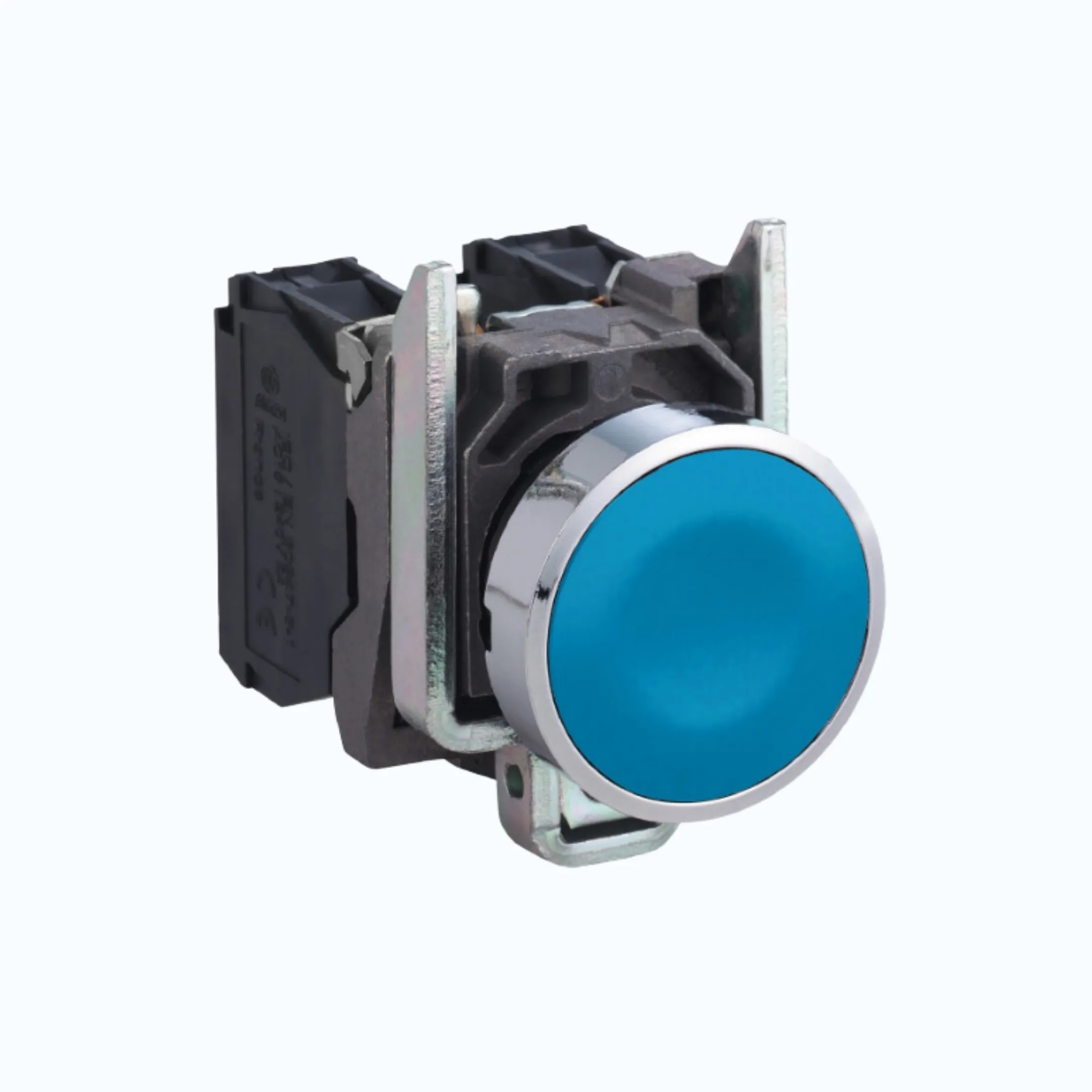Schneider Push Button Flush 1 N/O Biru-XB4BA61
