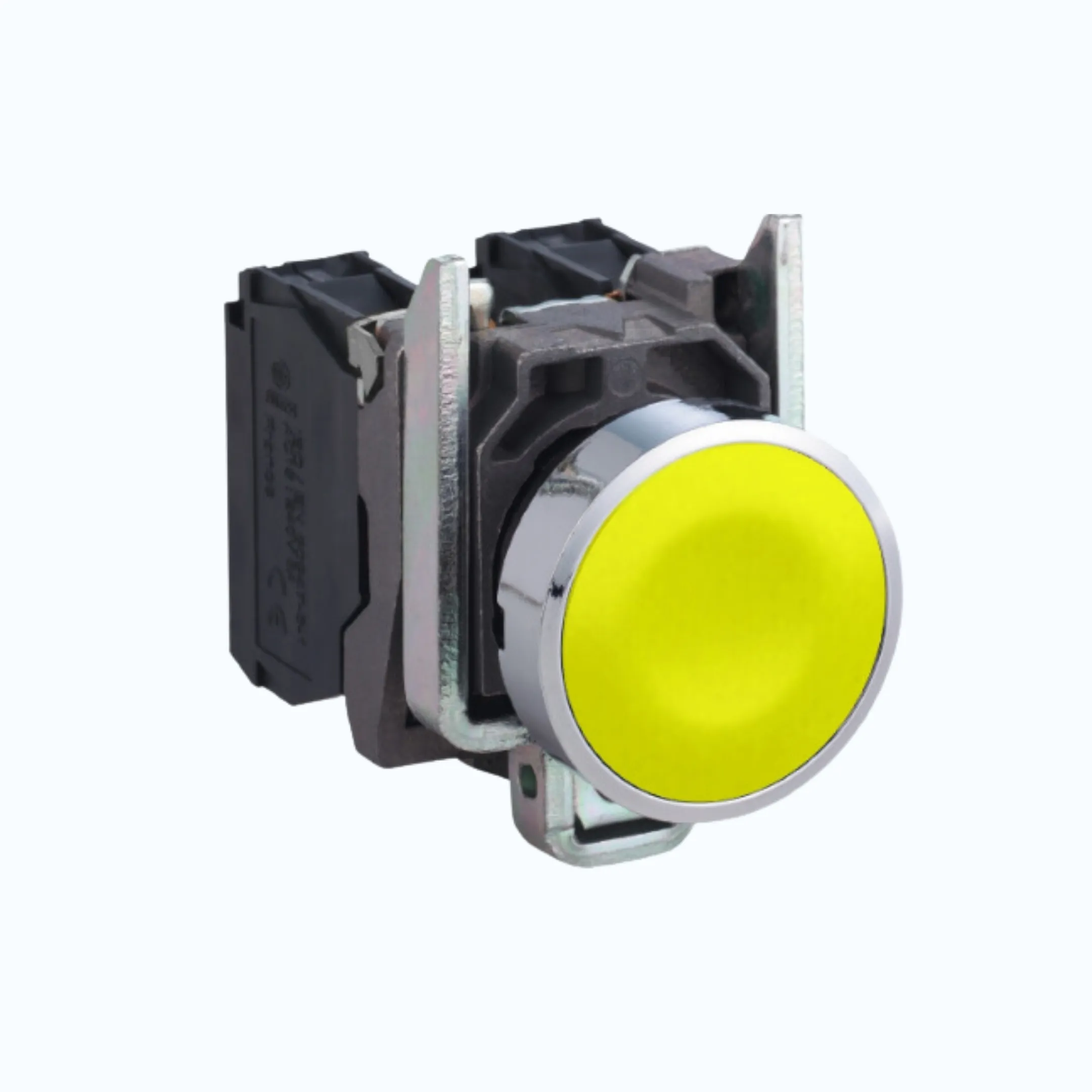 Schneider Push Button Flush 1 N/O Kuning-XB4BA51