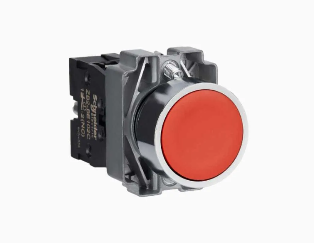 Schneider Modular Push Button IP65 Merah-XB2BA42C