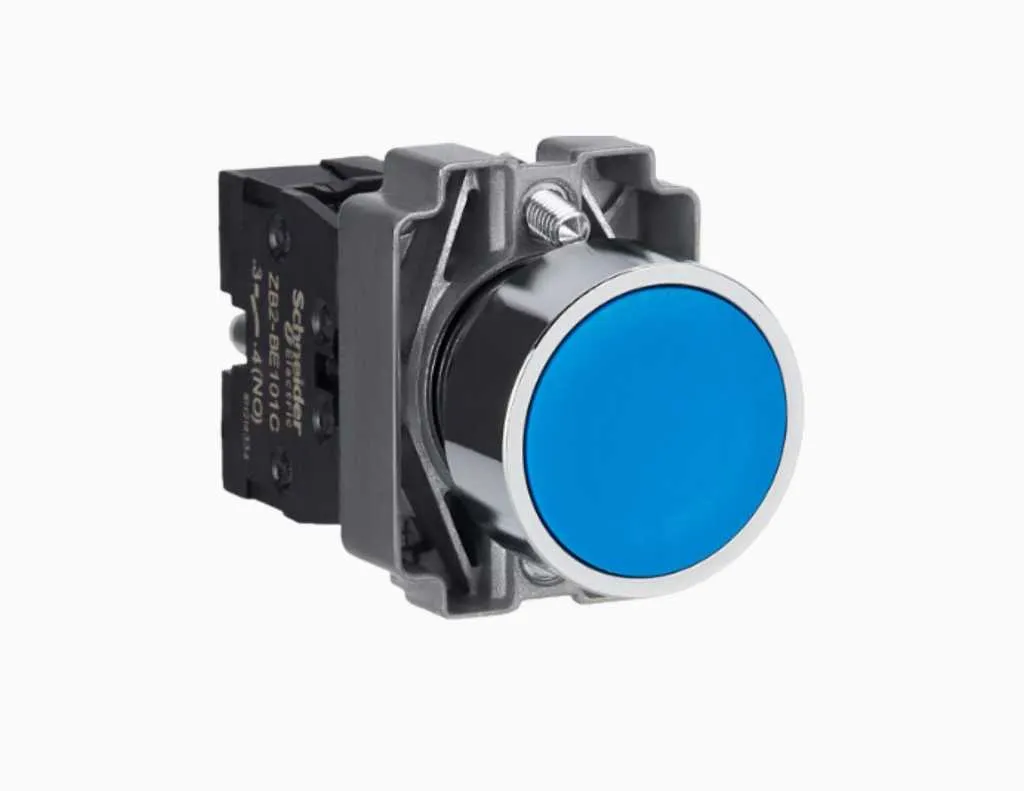 Schneider Modular Push Button IP65 Biru-XB2BA61C