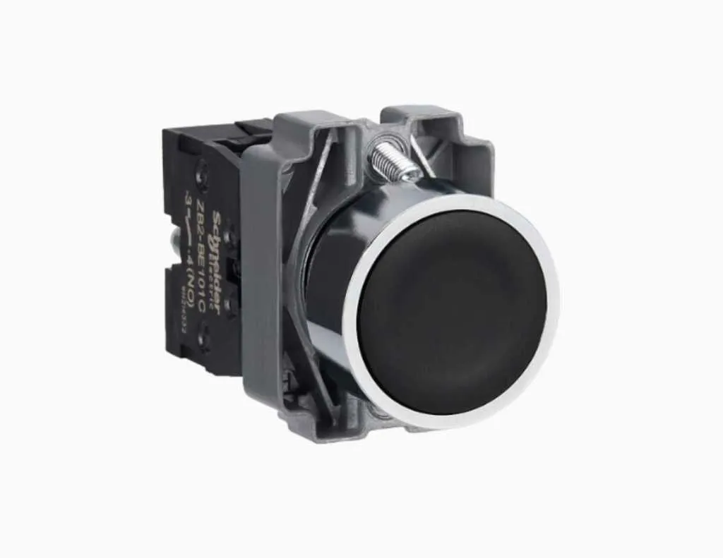 Schneider Modular Push Button IP65 Hitam -XB2BA21C