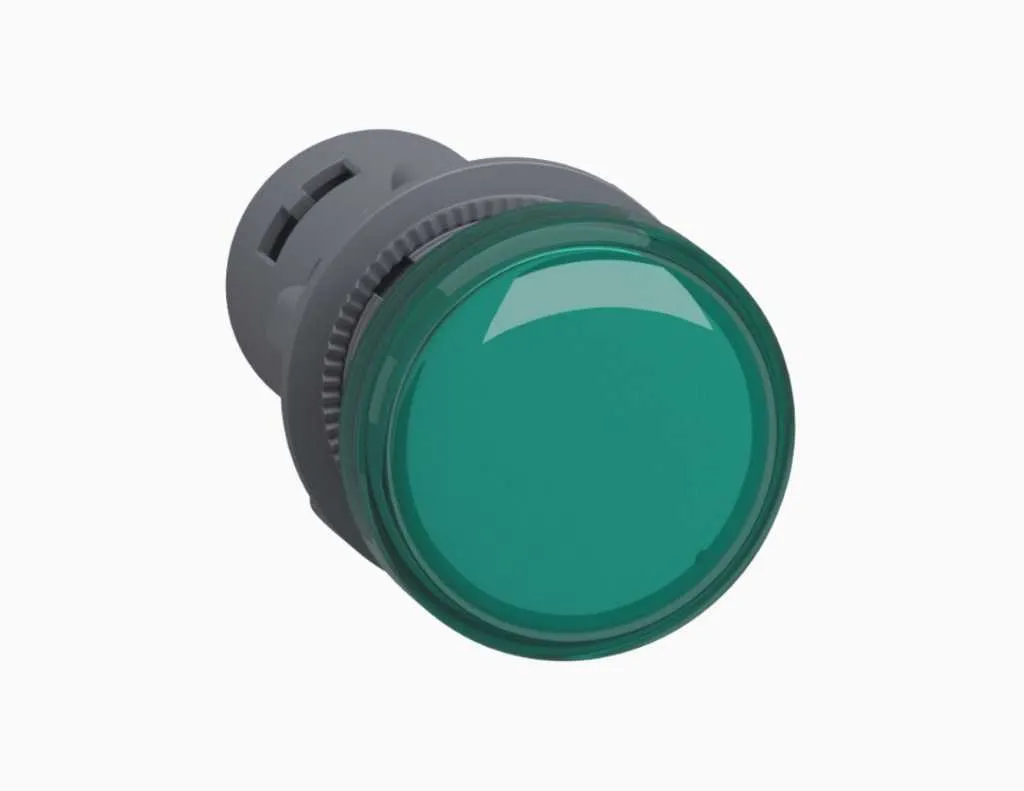 Schneider Pilot Lamp IP65 Hijau-XA2EVM3LC