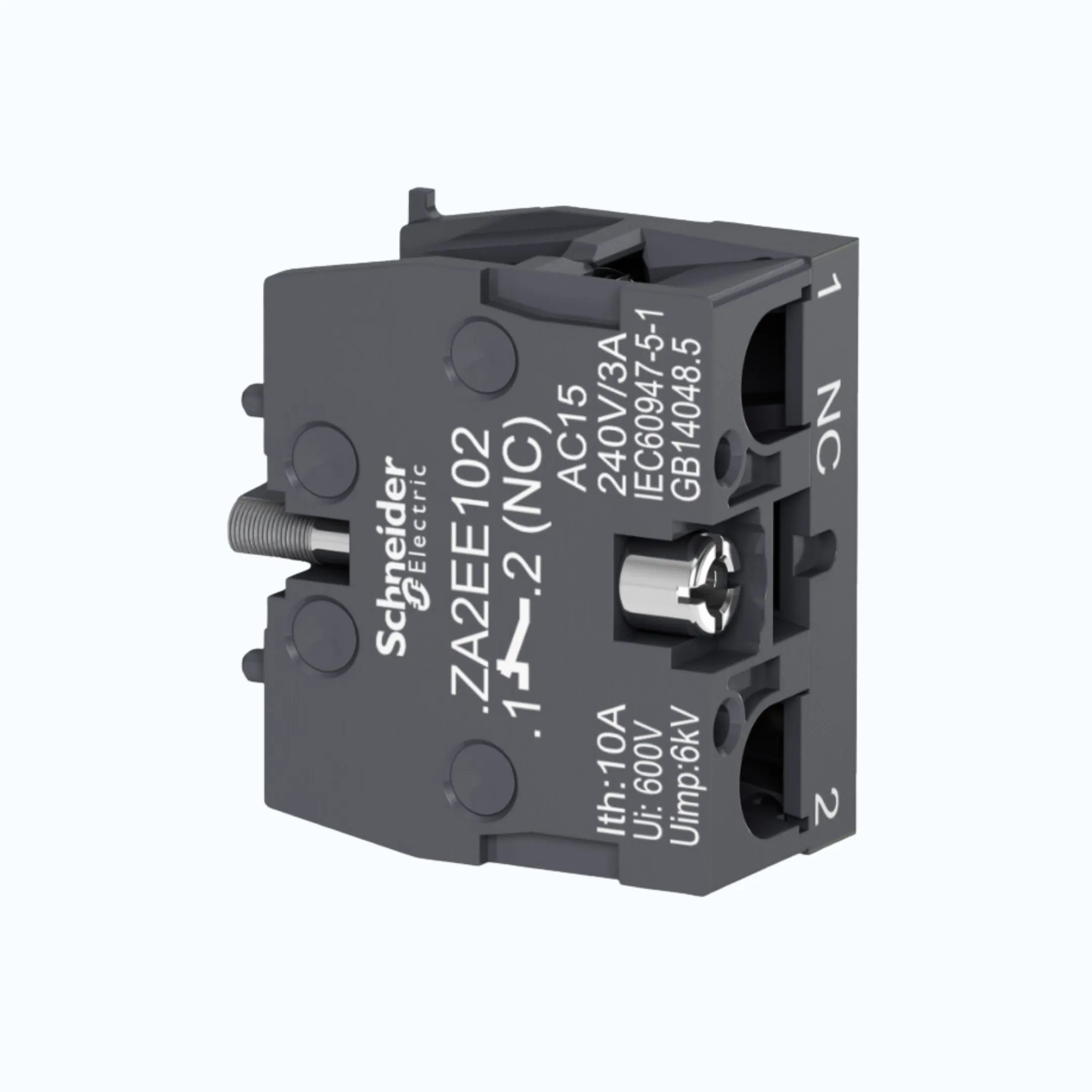 Schneider Aksesori (Kontak Tambahan)-Kontak 1 N/C-ZA2EE102