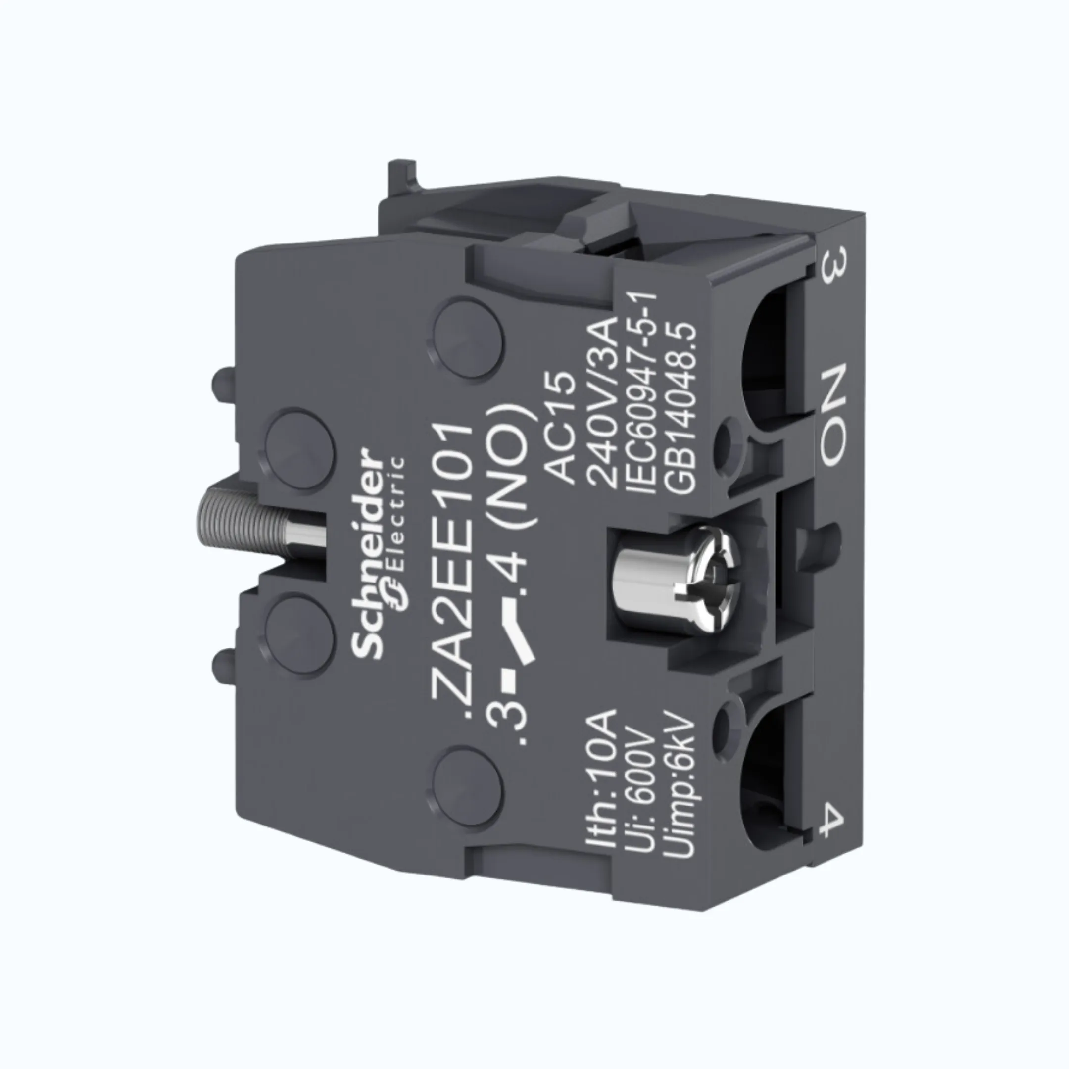 Schneider Aksesori (Kontak Tambahan)-Kontak 1 N/O-ZA2EE101