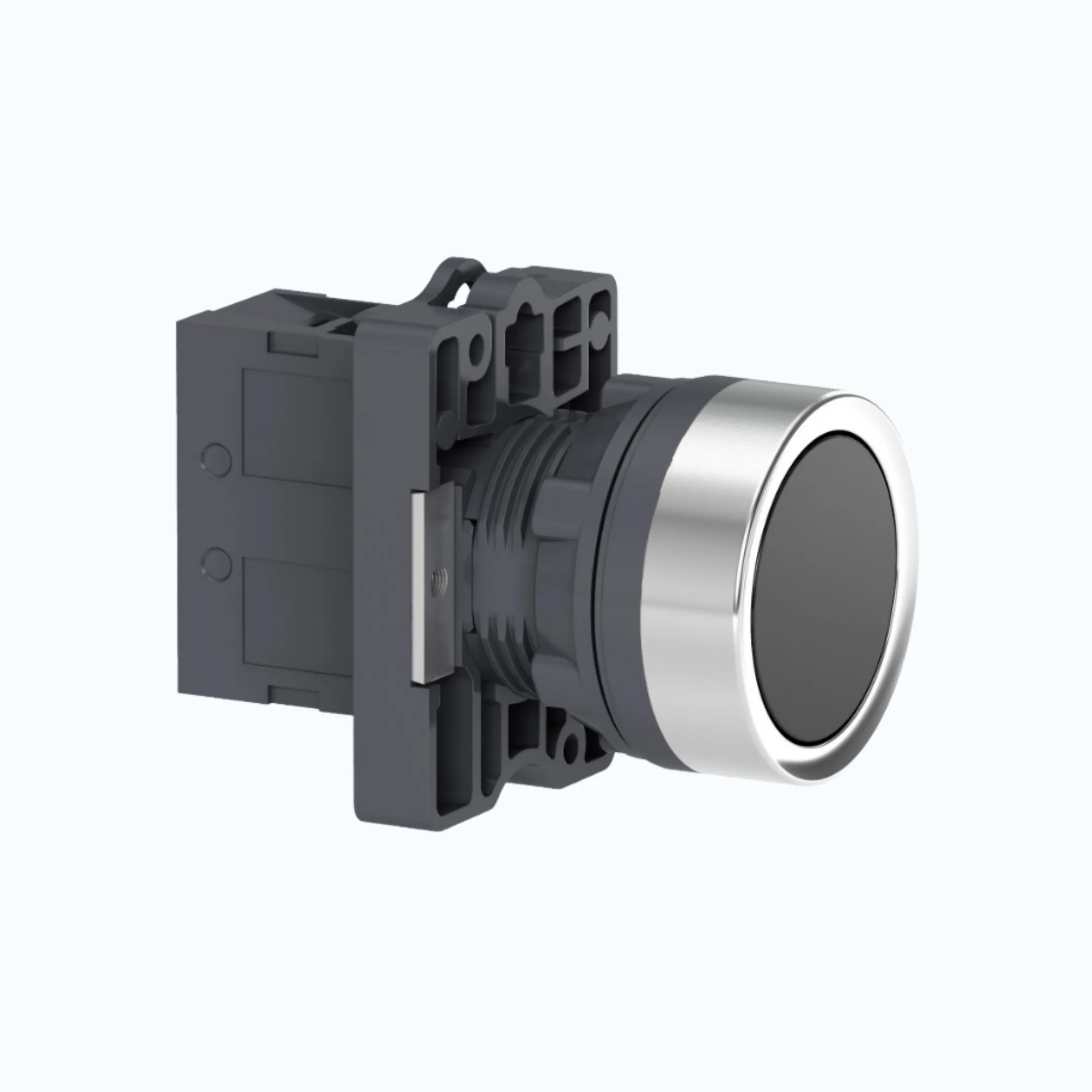 Schneider Push Button, IP54- Flush 1 N/O Hitam-XA2EA21