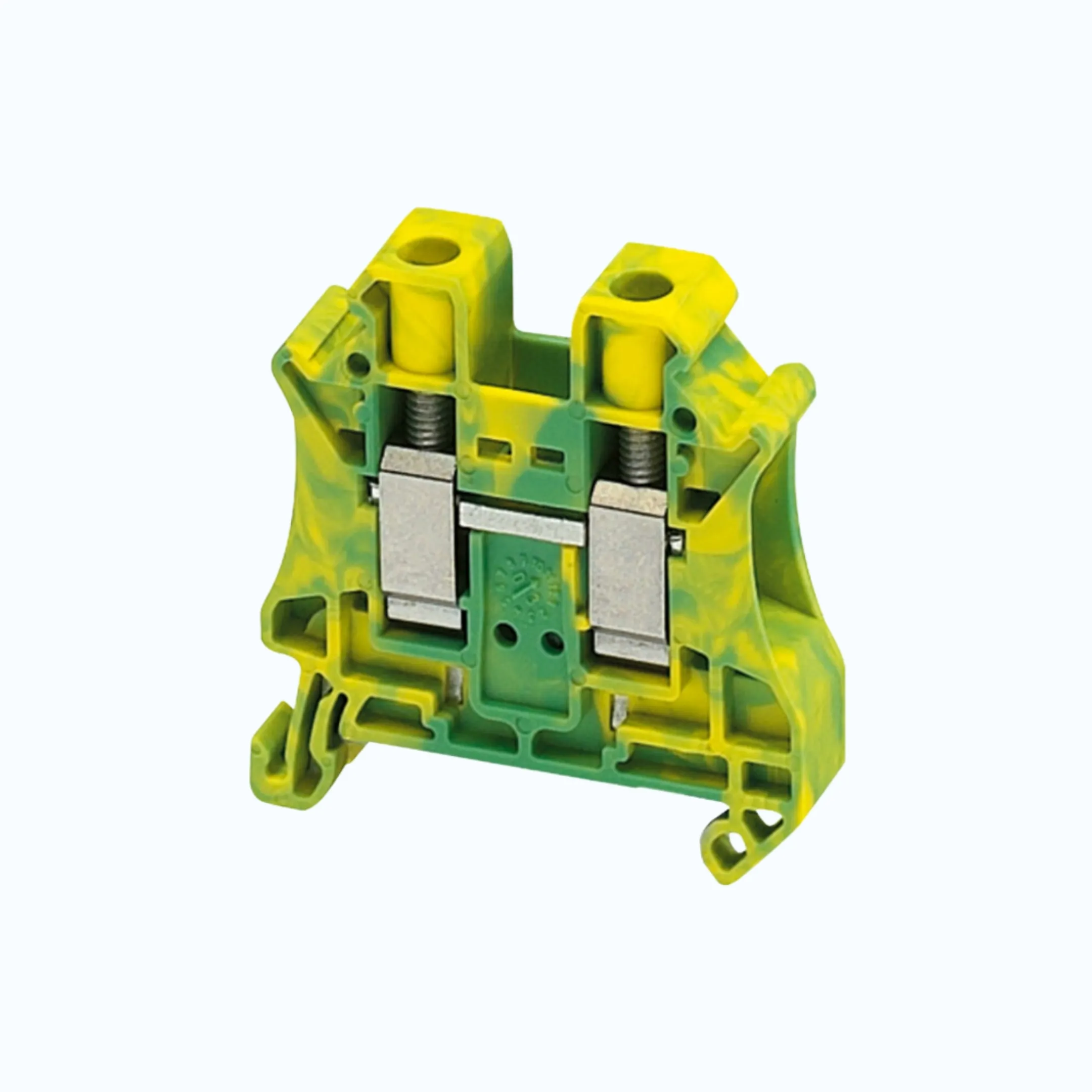 Schneider Terminal Blok 10 mm- Terminal Blok warna Hijau / Kuning -NSYTRV102PE