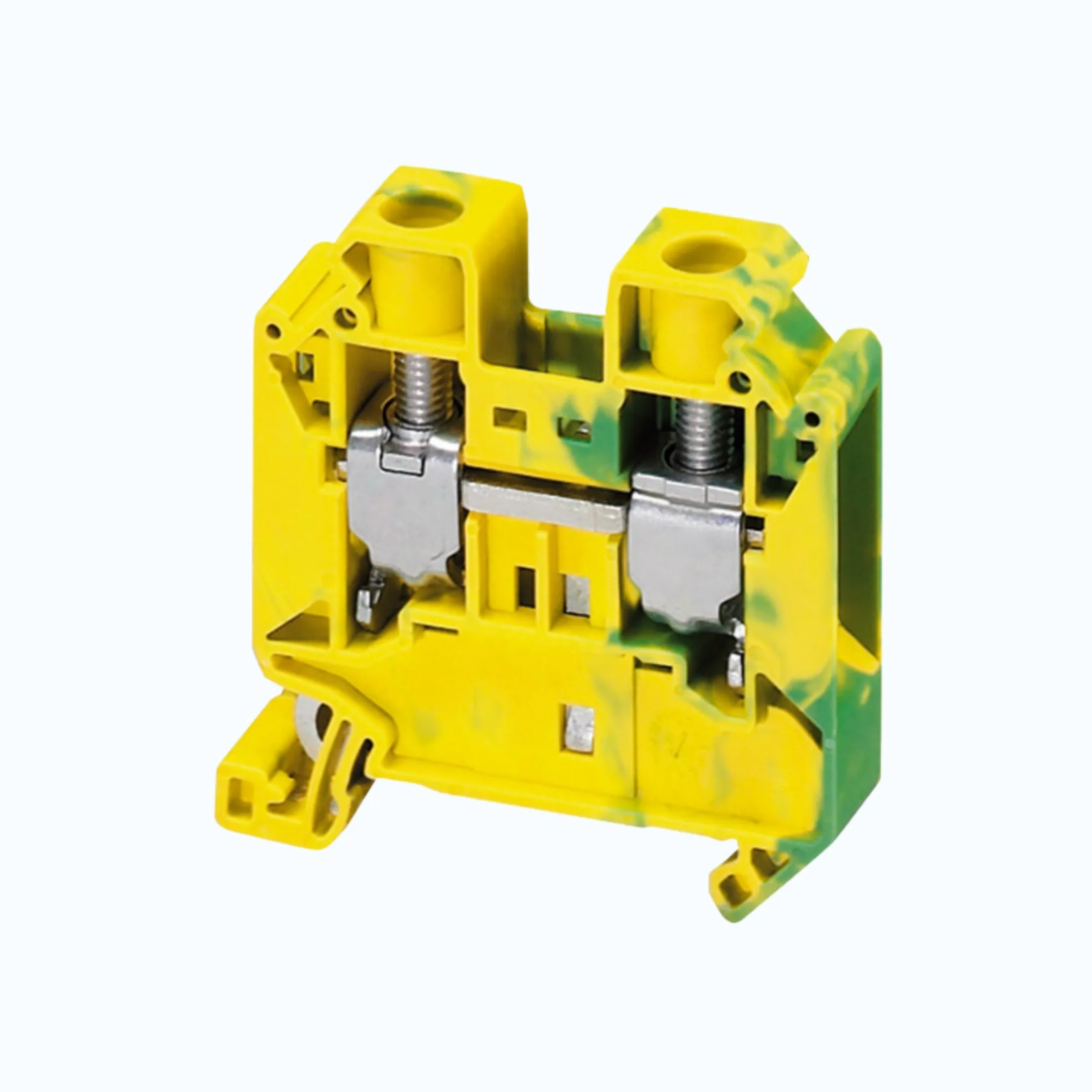 Schneider Terminal Blok 16 mm- Terminal Blok warna Hijau / Kuning -NSYTRV162PE