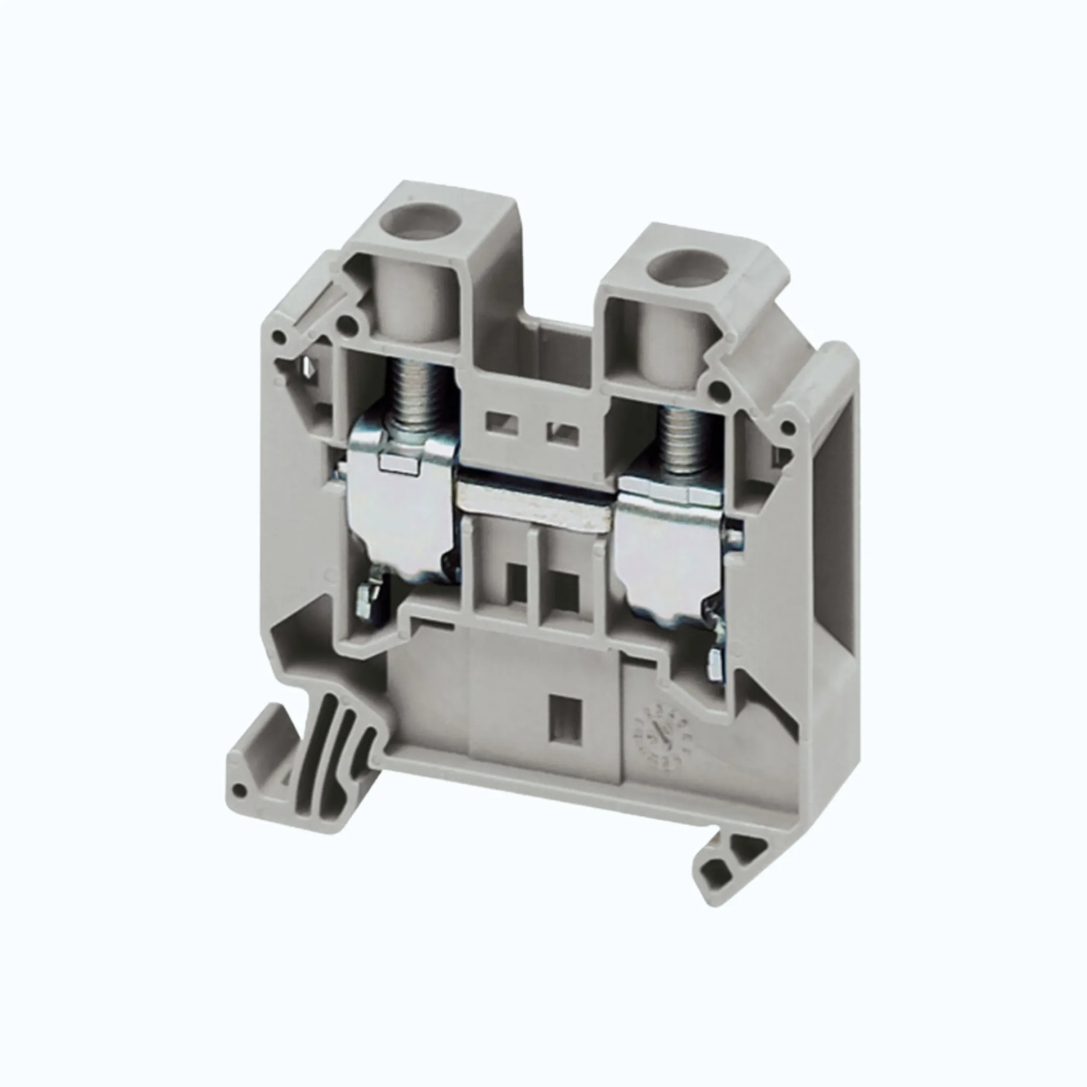 Schneider Terminal Blok 16 mm-Terminal Blok warna abu-abu-NSYTRV162