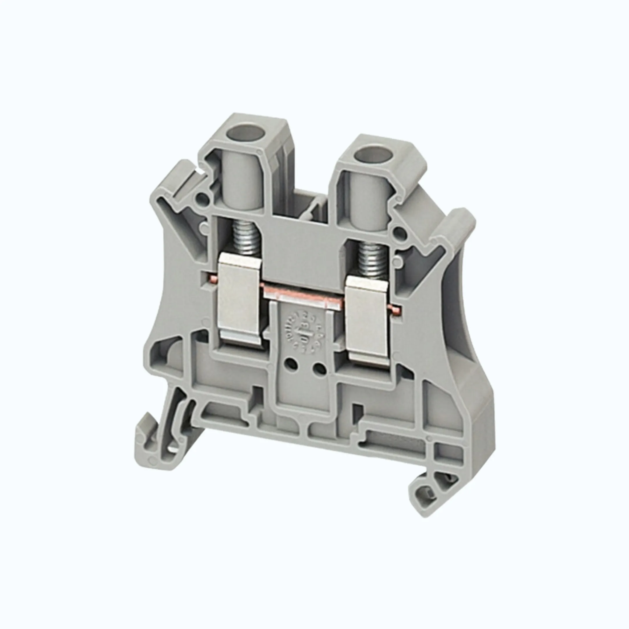 Schneider Terminal Blok 6 mm-Terminal Blok warna abu-abu-NSYTRV62