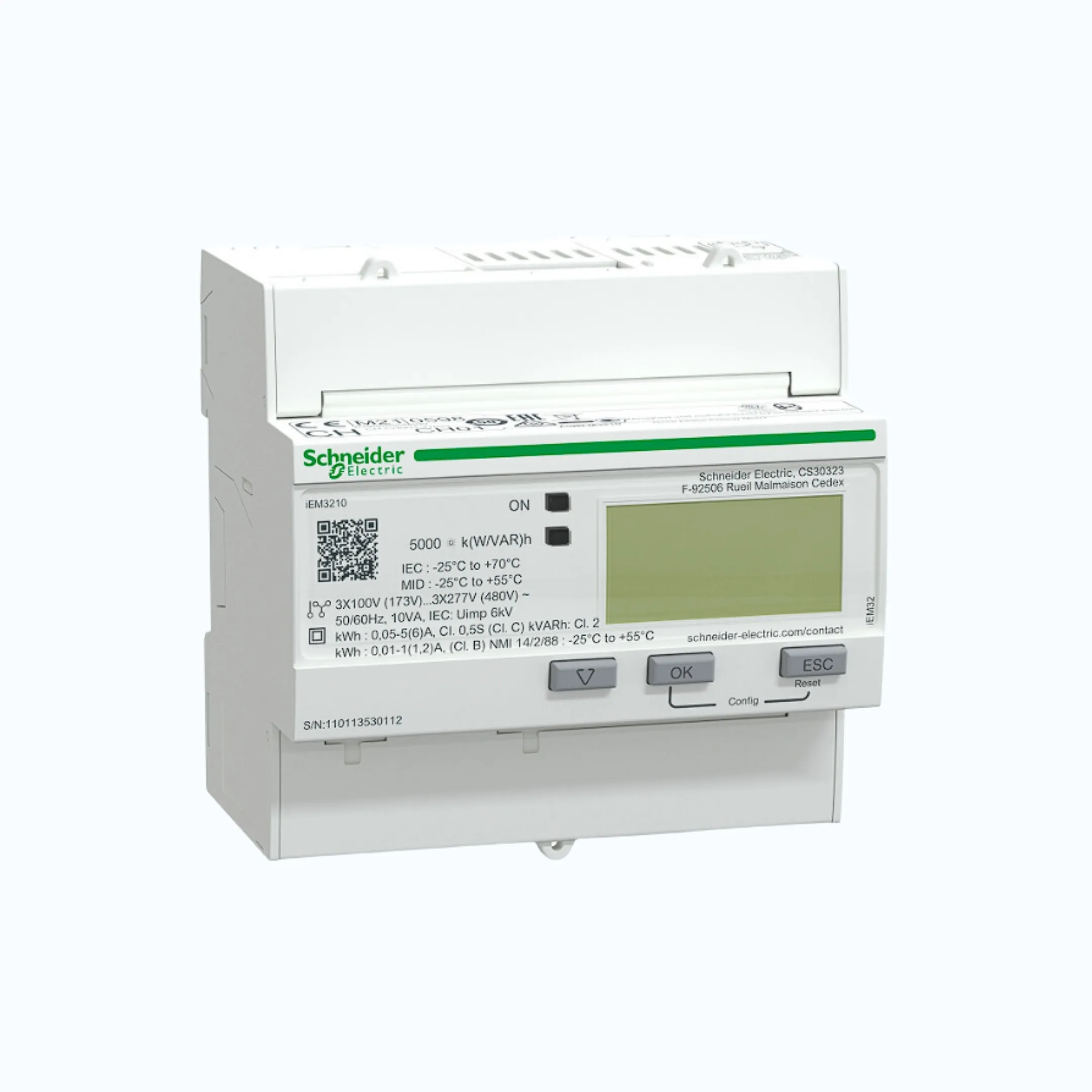 Schneider kWH Meter iEM3210 3 Phasa 5A-A9MEM3210