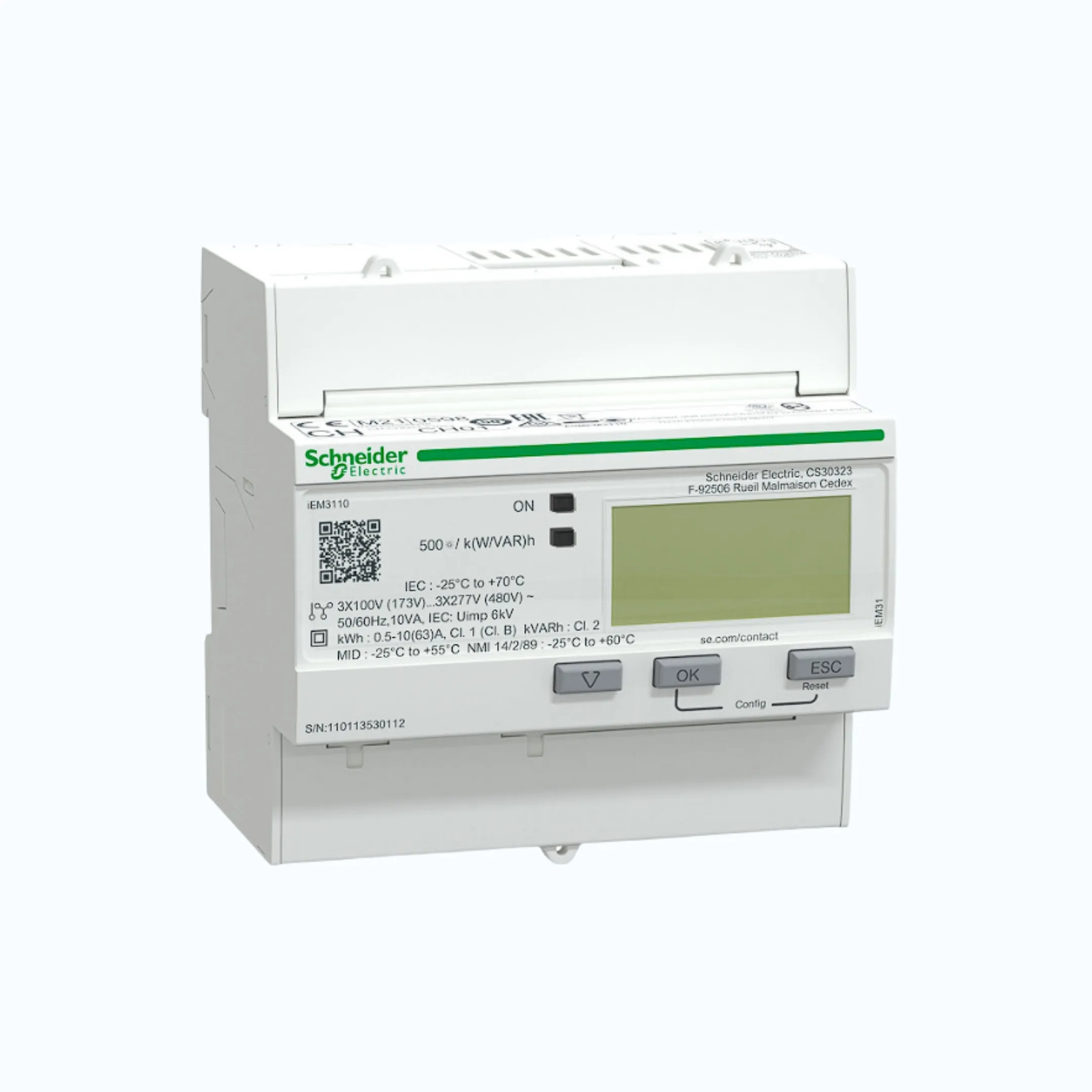 Schneider kWH Meter iEM3110 3 Phasa 63 A-A9MEM3110