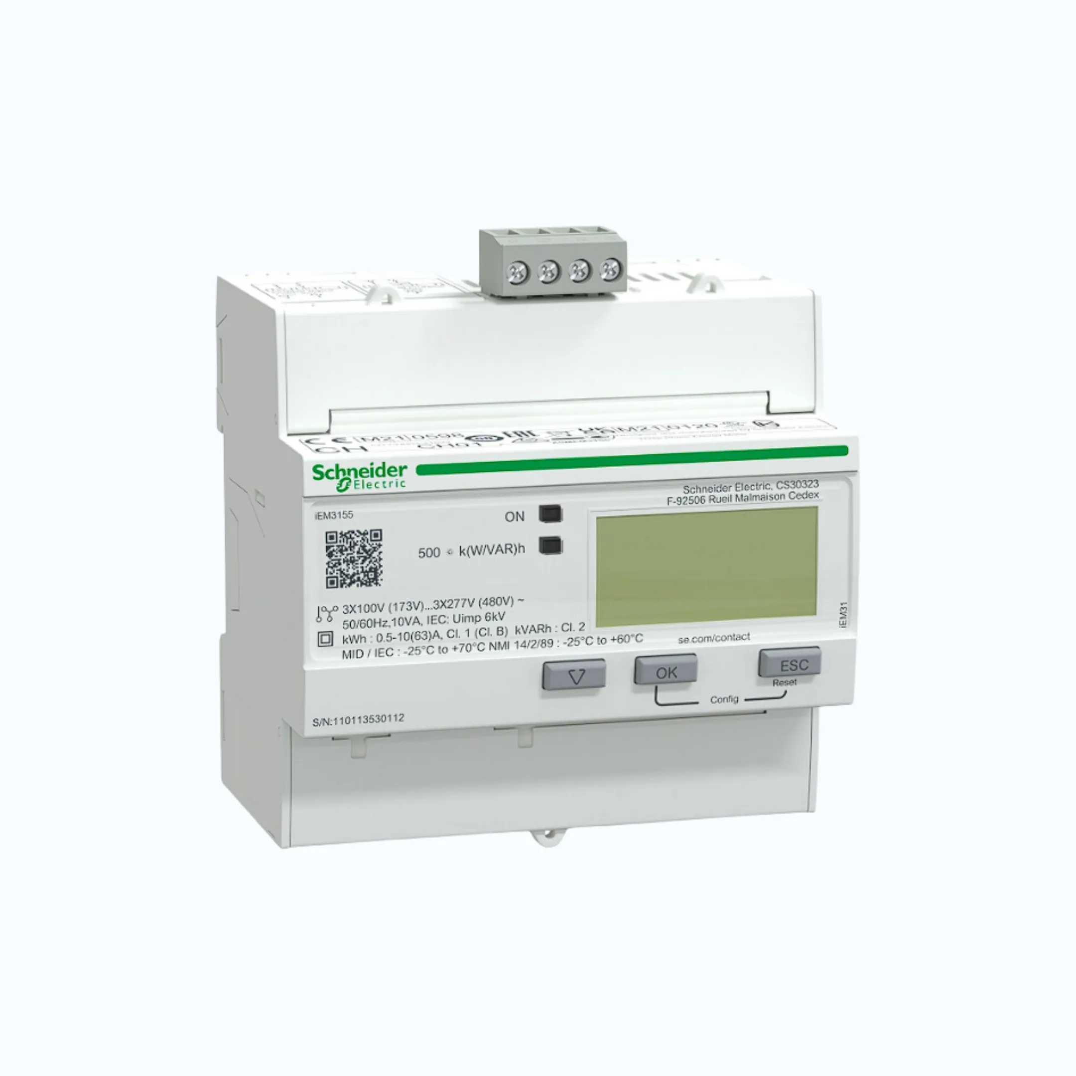 Schneider kWH Meter iEM3155 3 Phasa 63 A-A9MEM3155