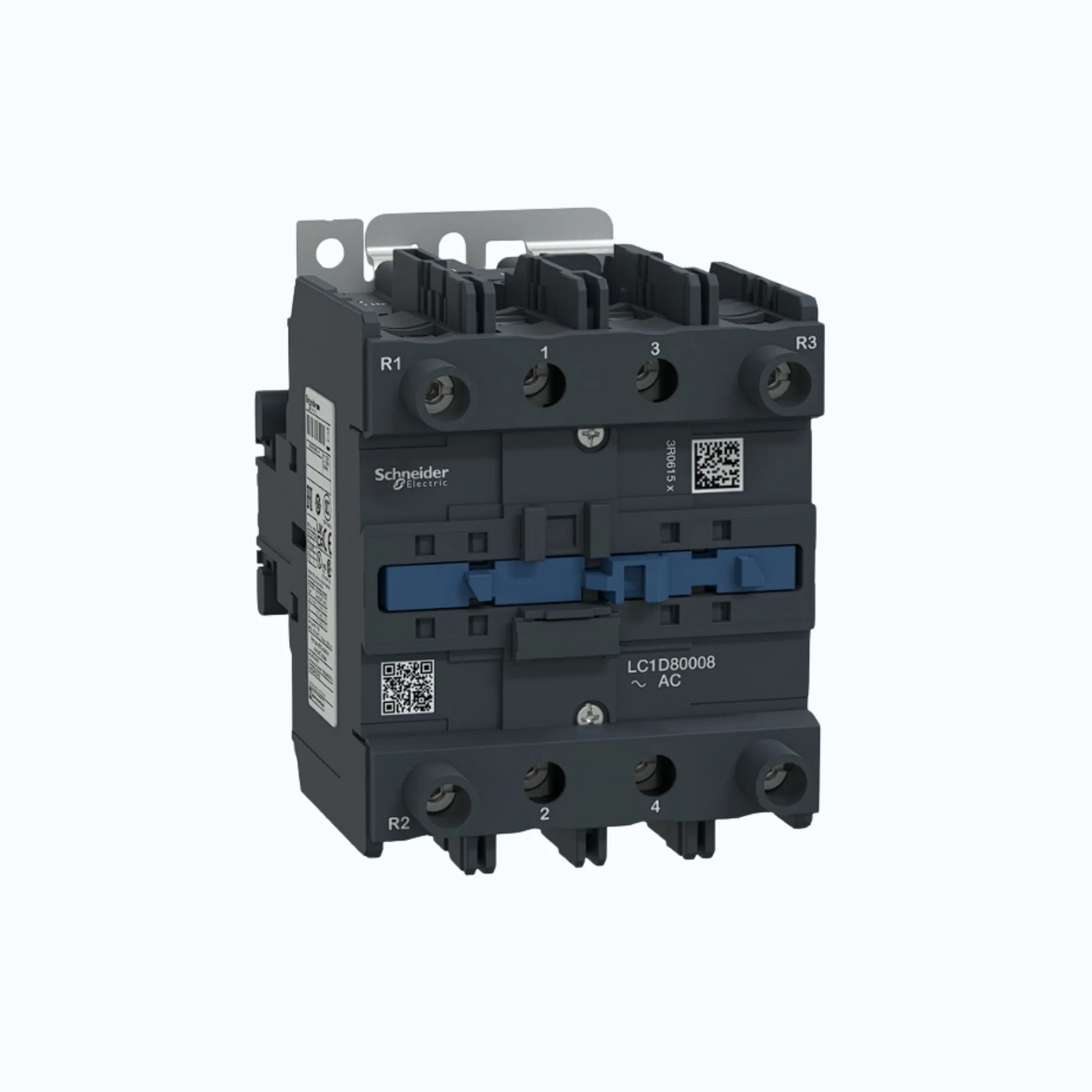 Schneider TeSys D Koneksi Standard-125A 2 2 0 0-Koil 220 V AC-LC1D80008M7
