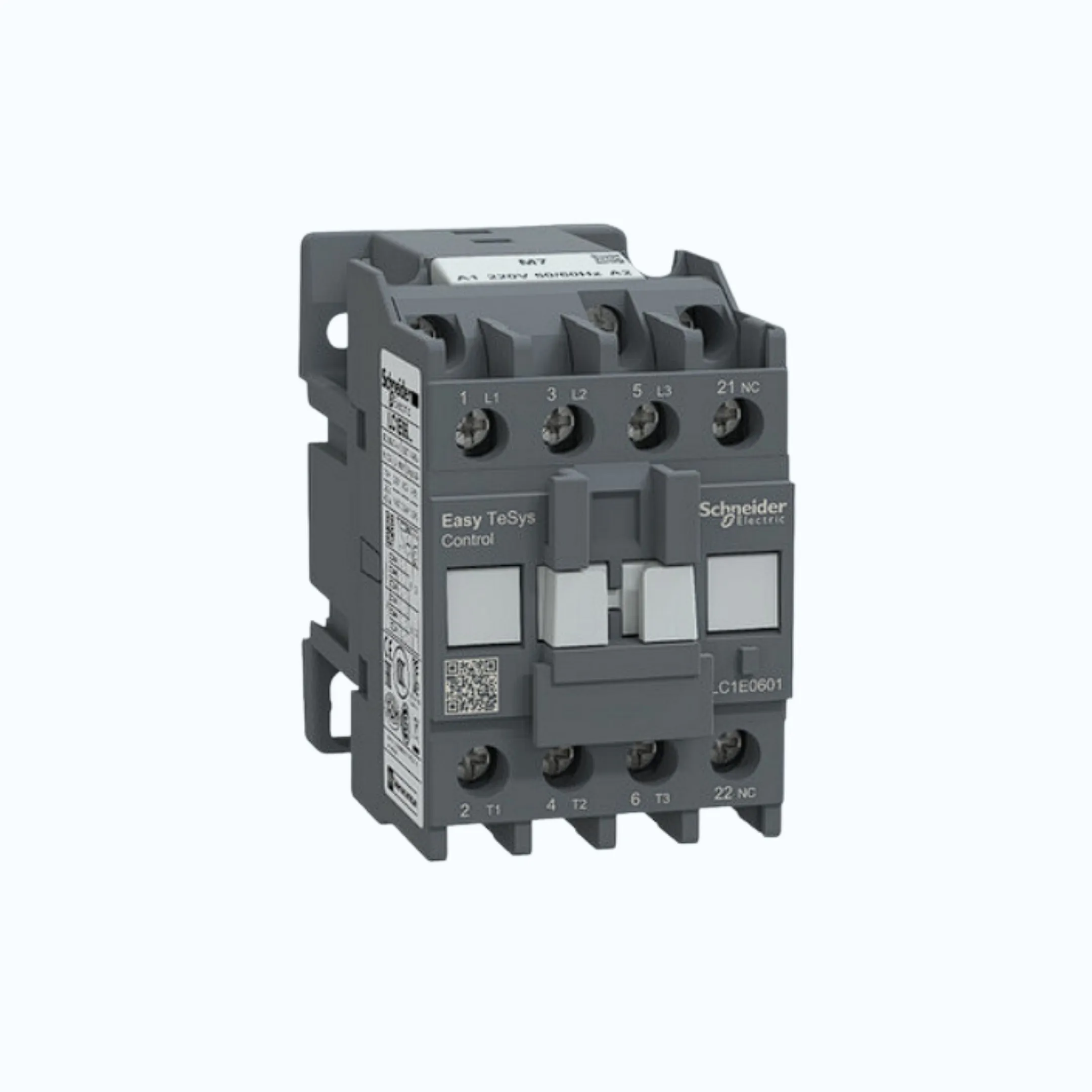 Schneider KONTROL AC- Daya Motor AC-3 380/400 V-20 2.2 6 0 1- LC1E0601M7