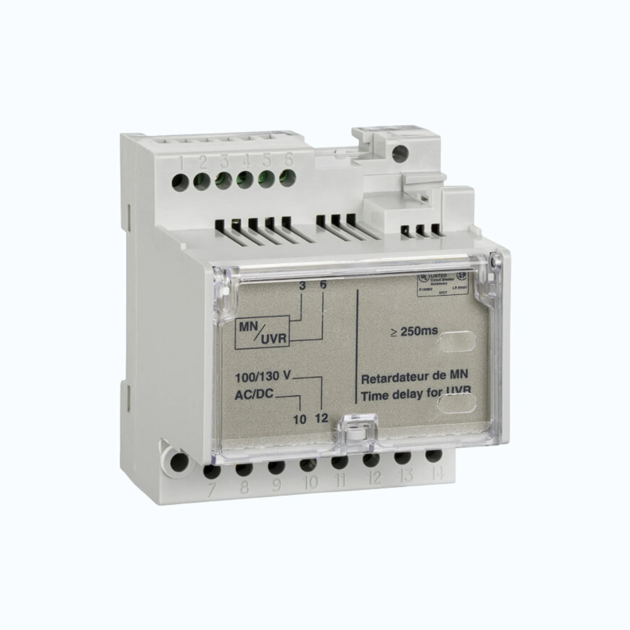 Schneider MN delay Unit Drawout9- Non-Adjustable (R)200-250 V AC/DC-33685