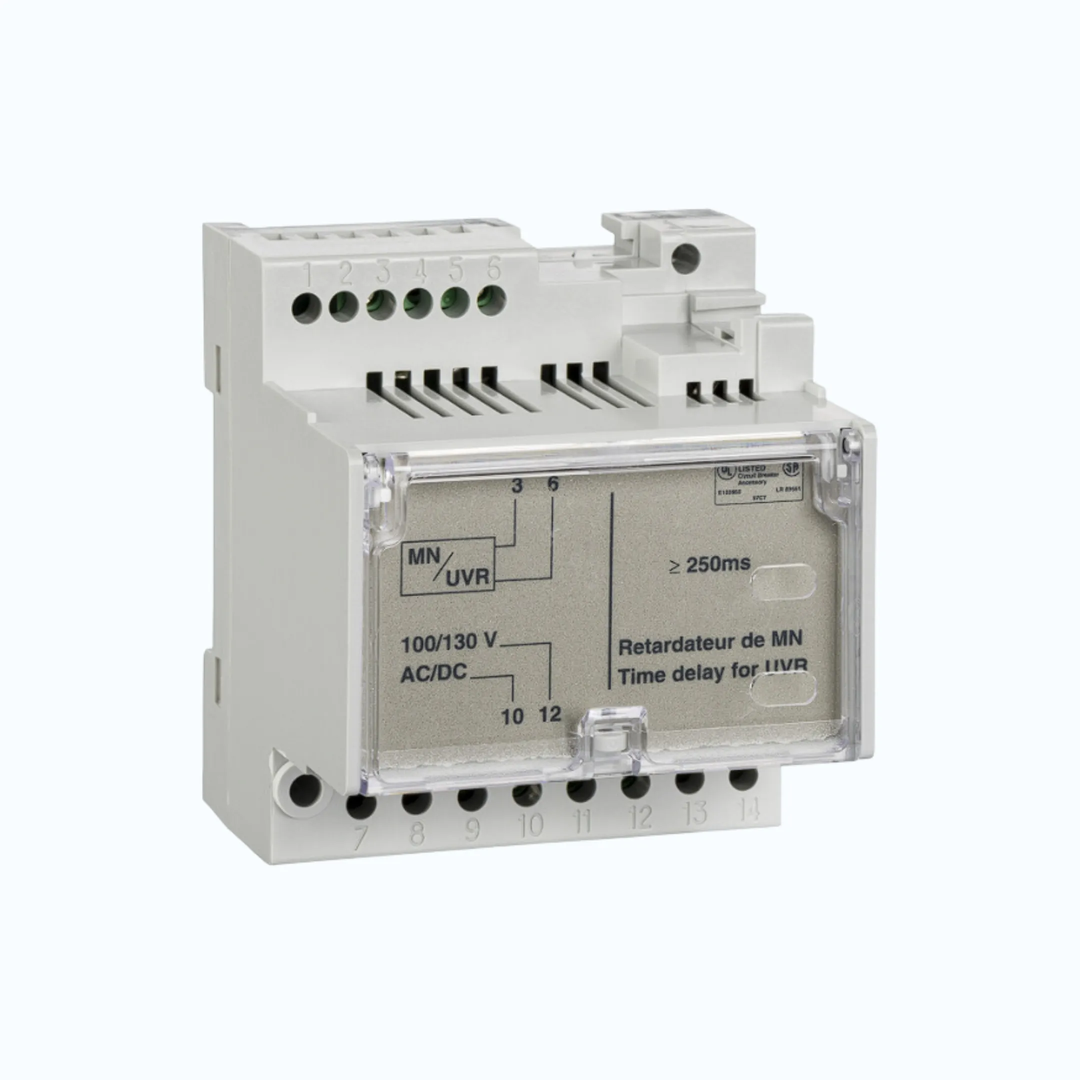 Schneider MN delay Unit Fixed- Non-Adjustable (R)200-250 V AC/DC-33685