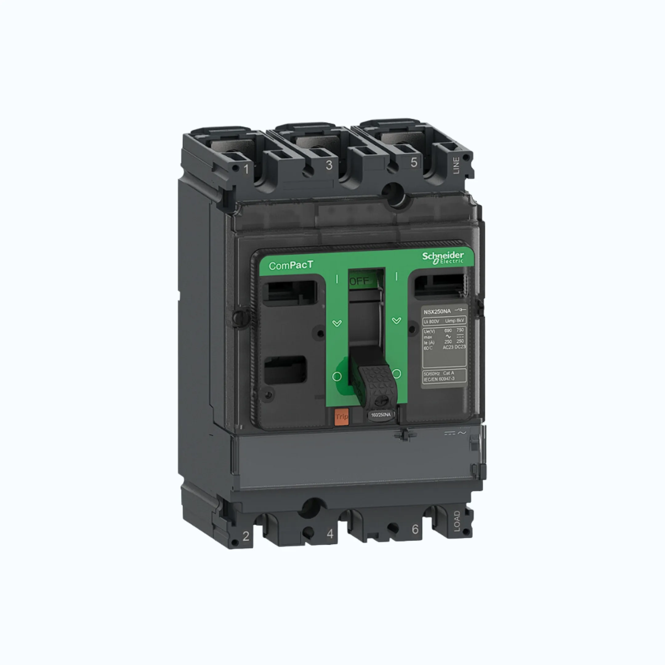 Schneider Compact 3P Tipe Baru-NSX250NA 250-C253250S