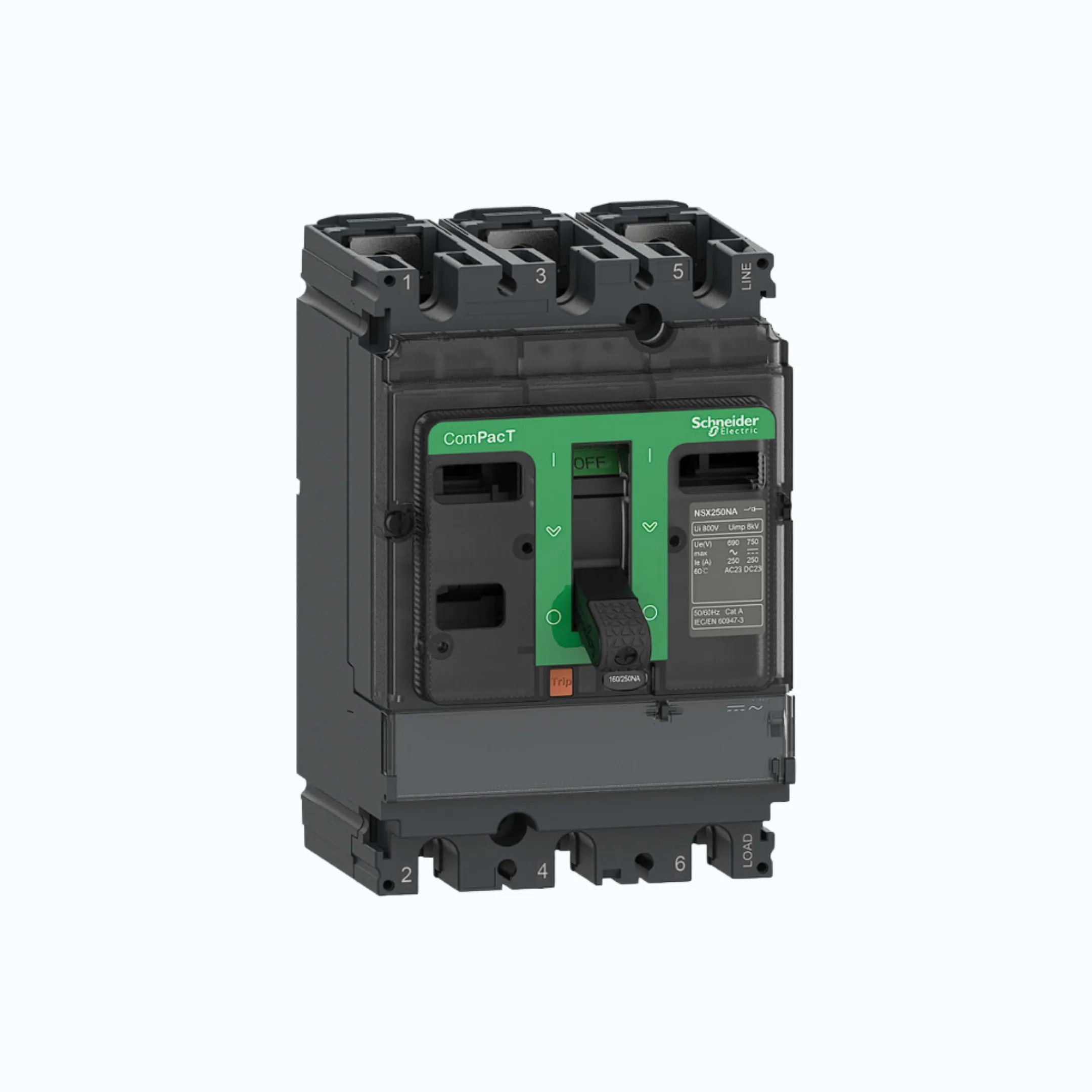 Schneider Compact 3P Tipe Baru- NSX100NA 100-C103100S