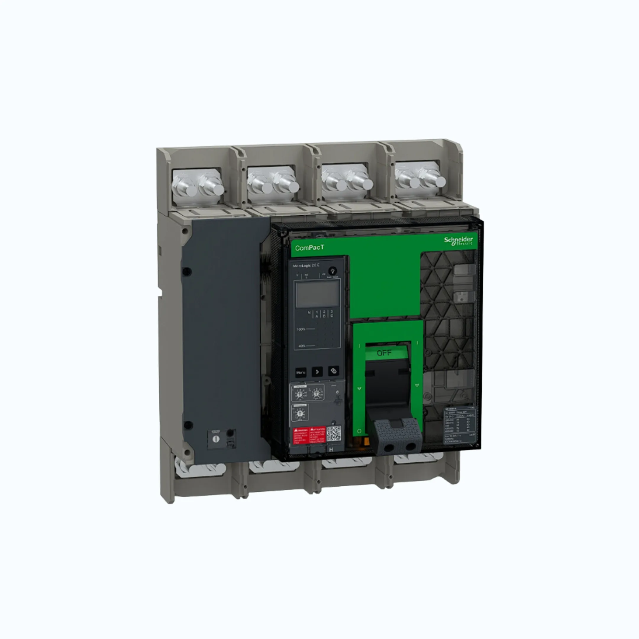 Schneider Compact NS type H. Icu = 70kA at 220/415 Vac 4P-1250A 75% NS1250H- C12