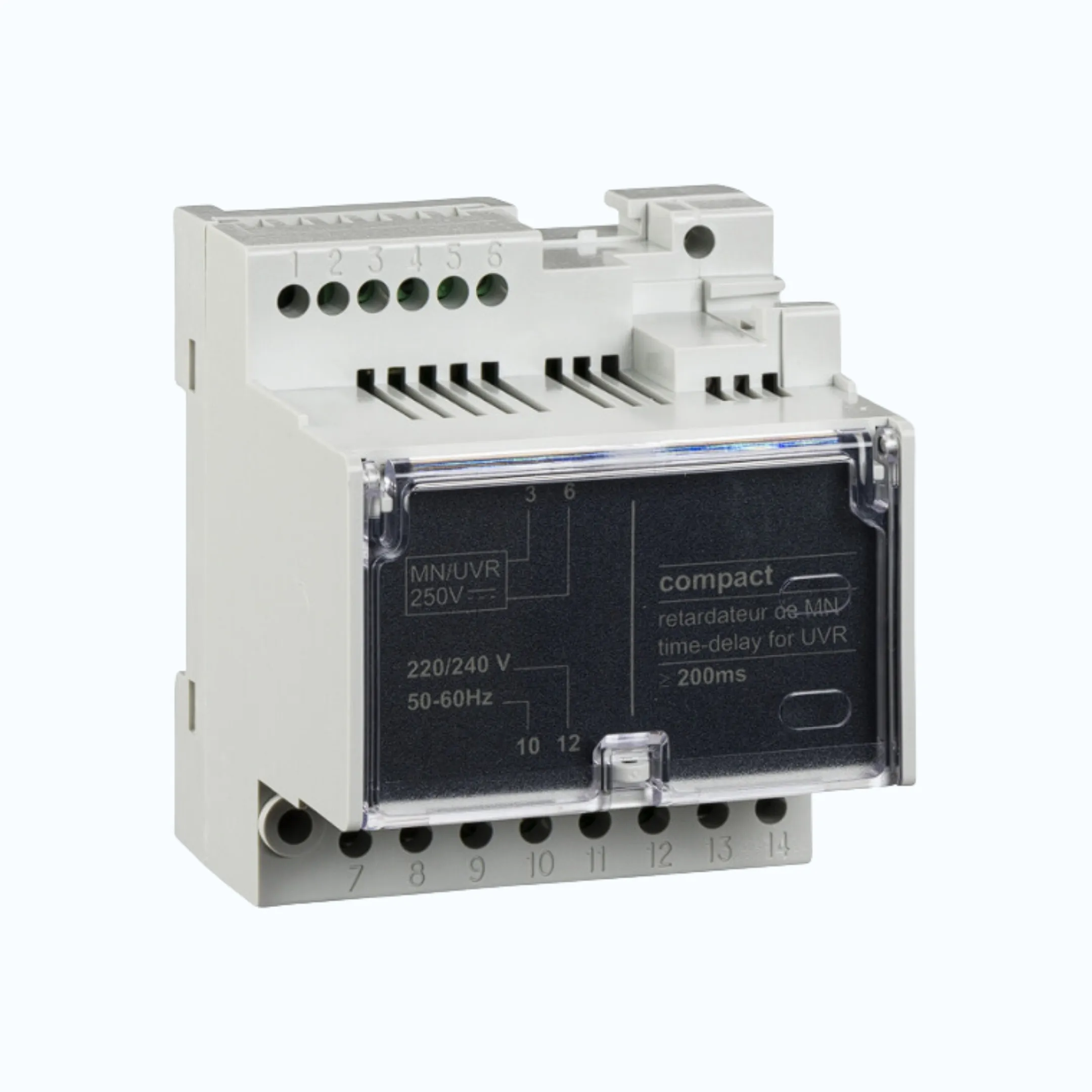 Schneider Voltage Release -MN 220/240 VAC dengan tunda waktu (Untuk MN 250 V DC 
