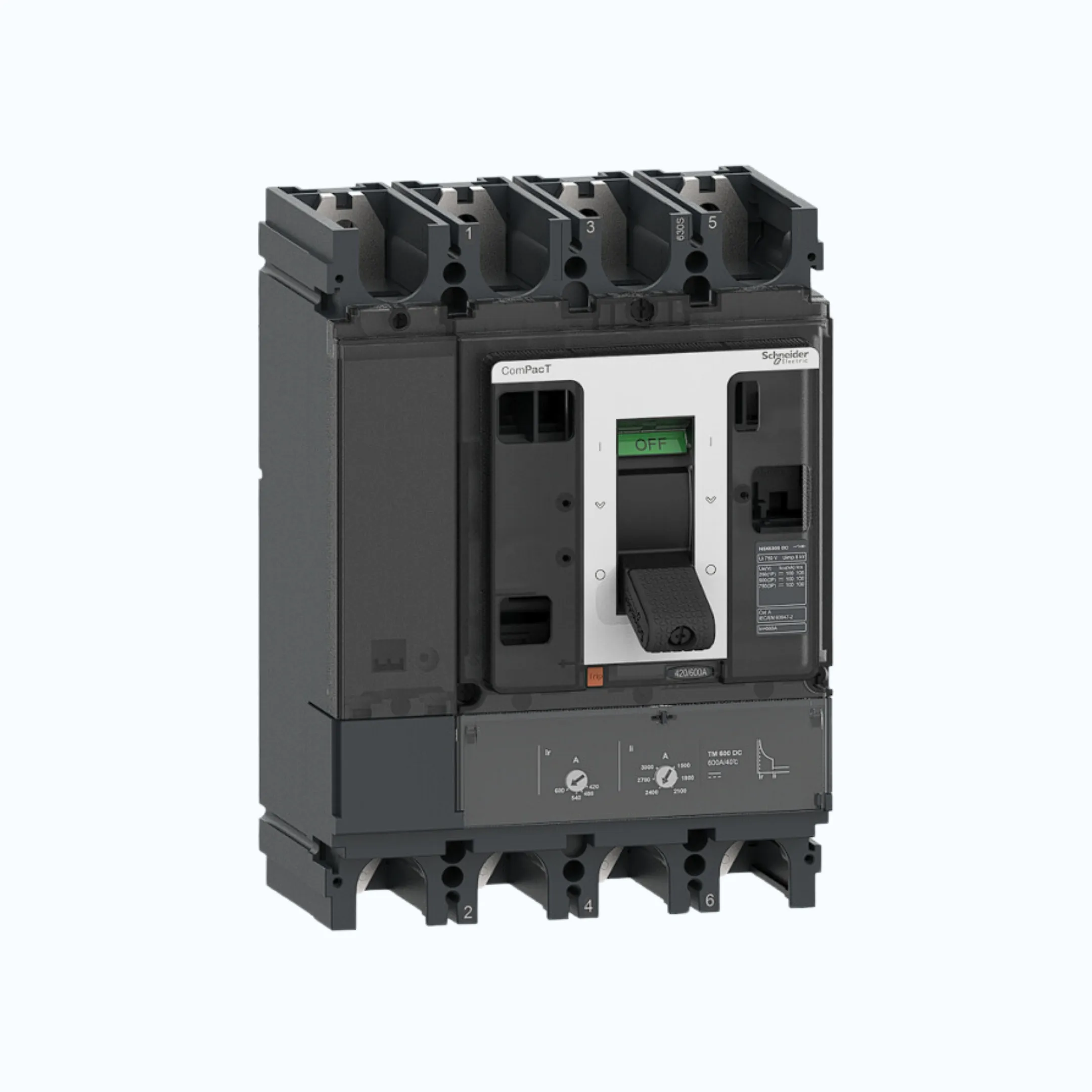 Schneider ComPacT NSX DC S (100kA) 4P TMD DC 400-C40S4TM400D