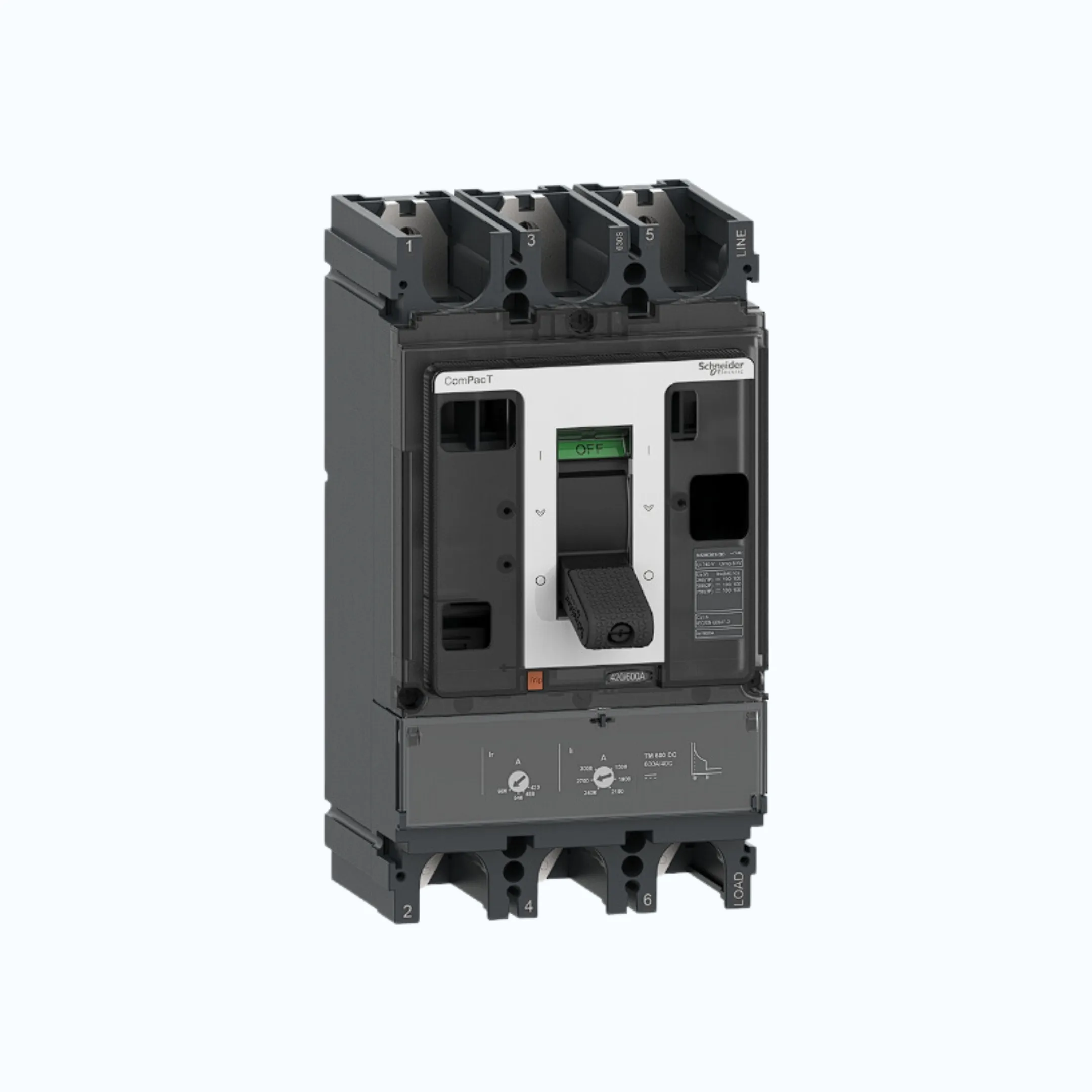Schneider ComPacT NSX DC S (100kA) 3P TMD DC 400- C40S3TM400D