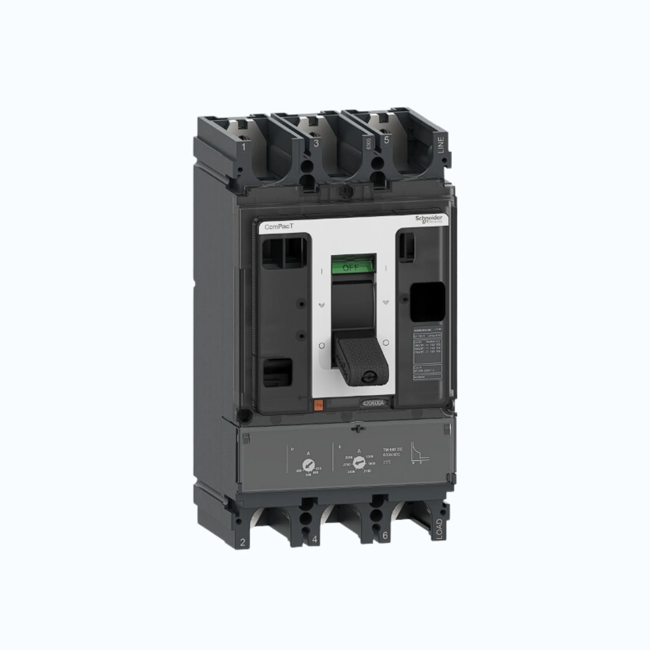 Schneider ComPacT NSX DC S (100kA) 3P TMD DC 250-C40S3TM250D