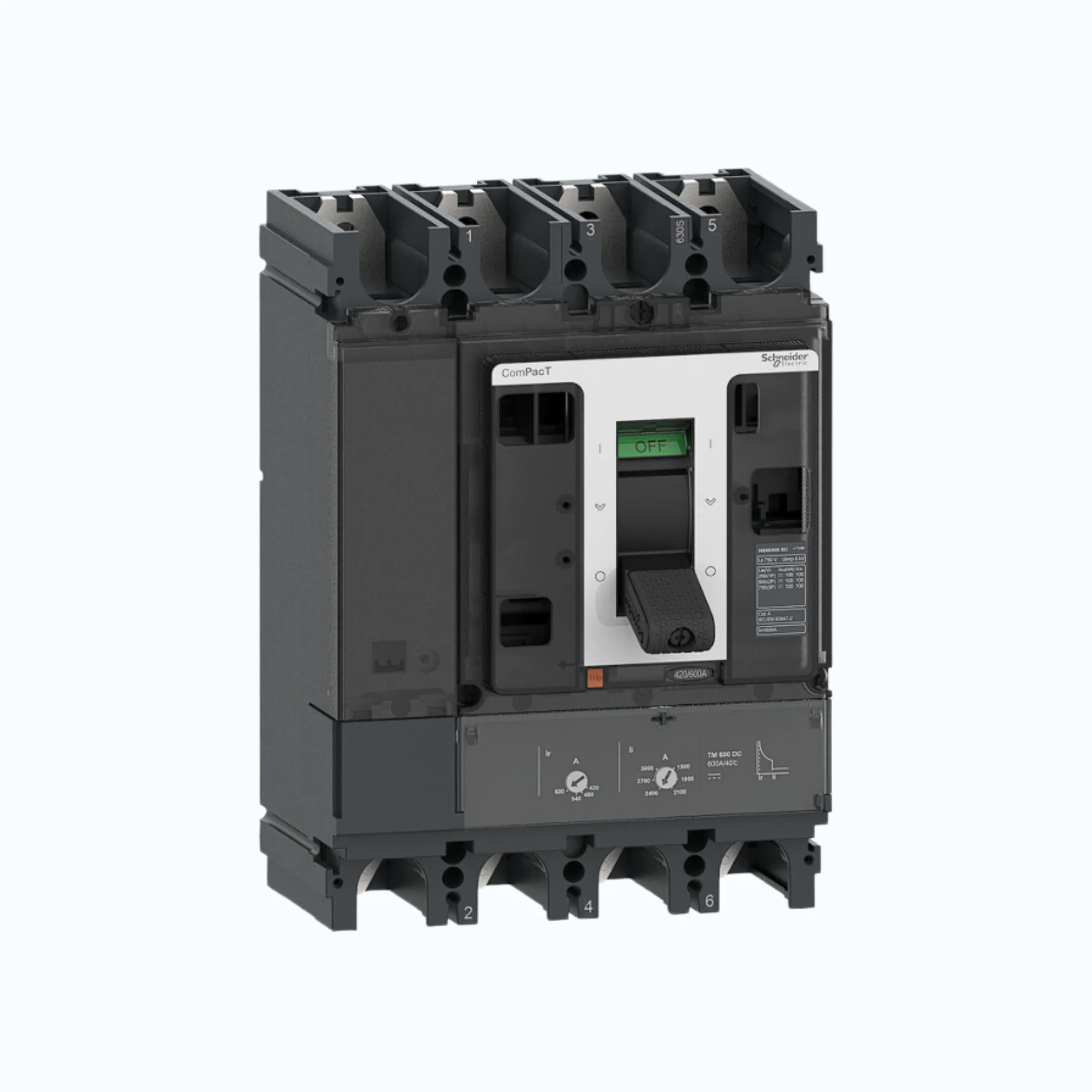 Schneider ComPacT NSX DC F (36kA) 4P TMD DC 400-C40F4TM400D