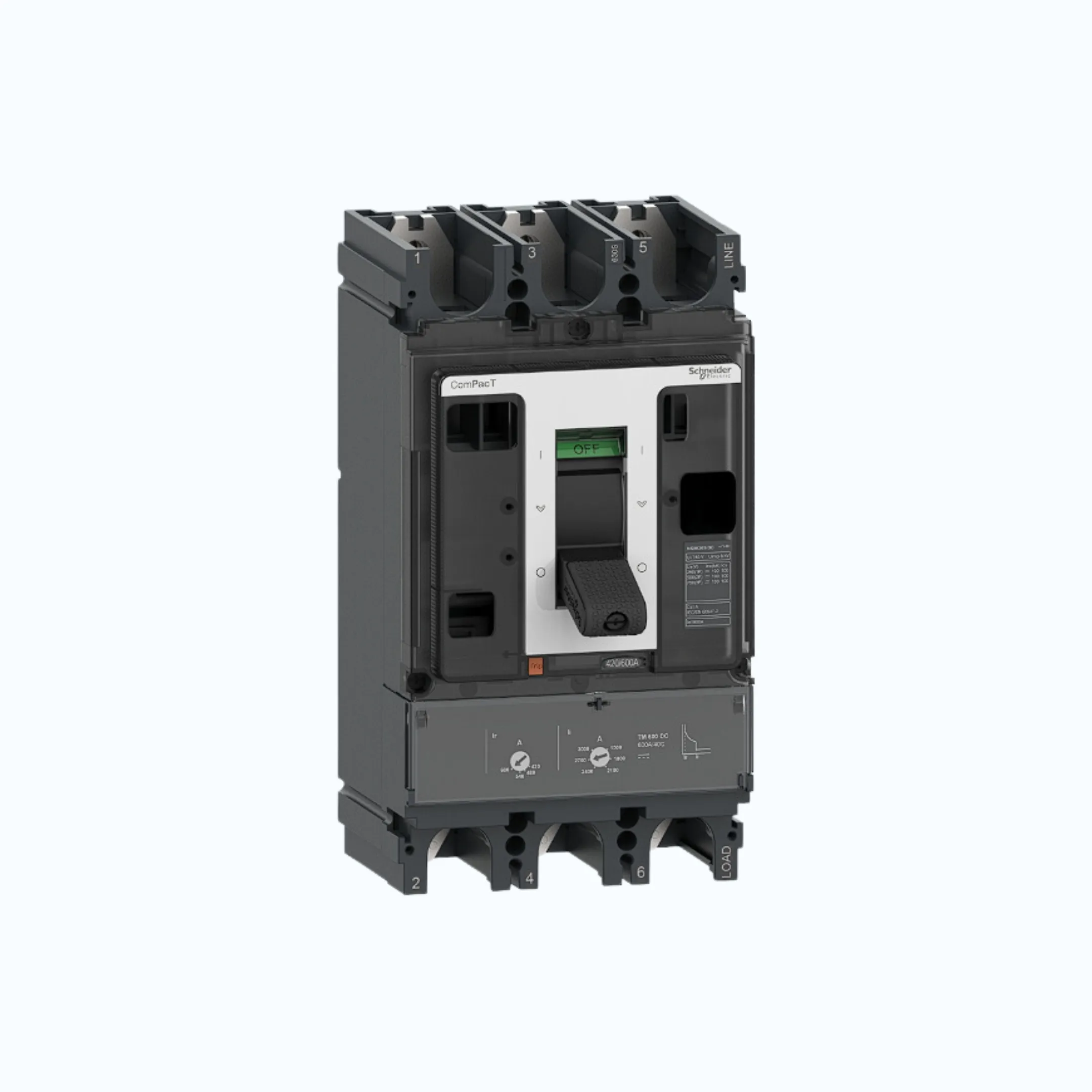 Schneider ComPacT NSX DC F (36kA) 3P TMD DC 250-C40F3TM250D