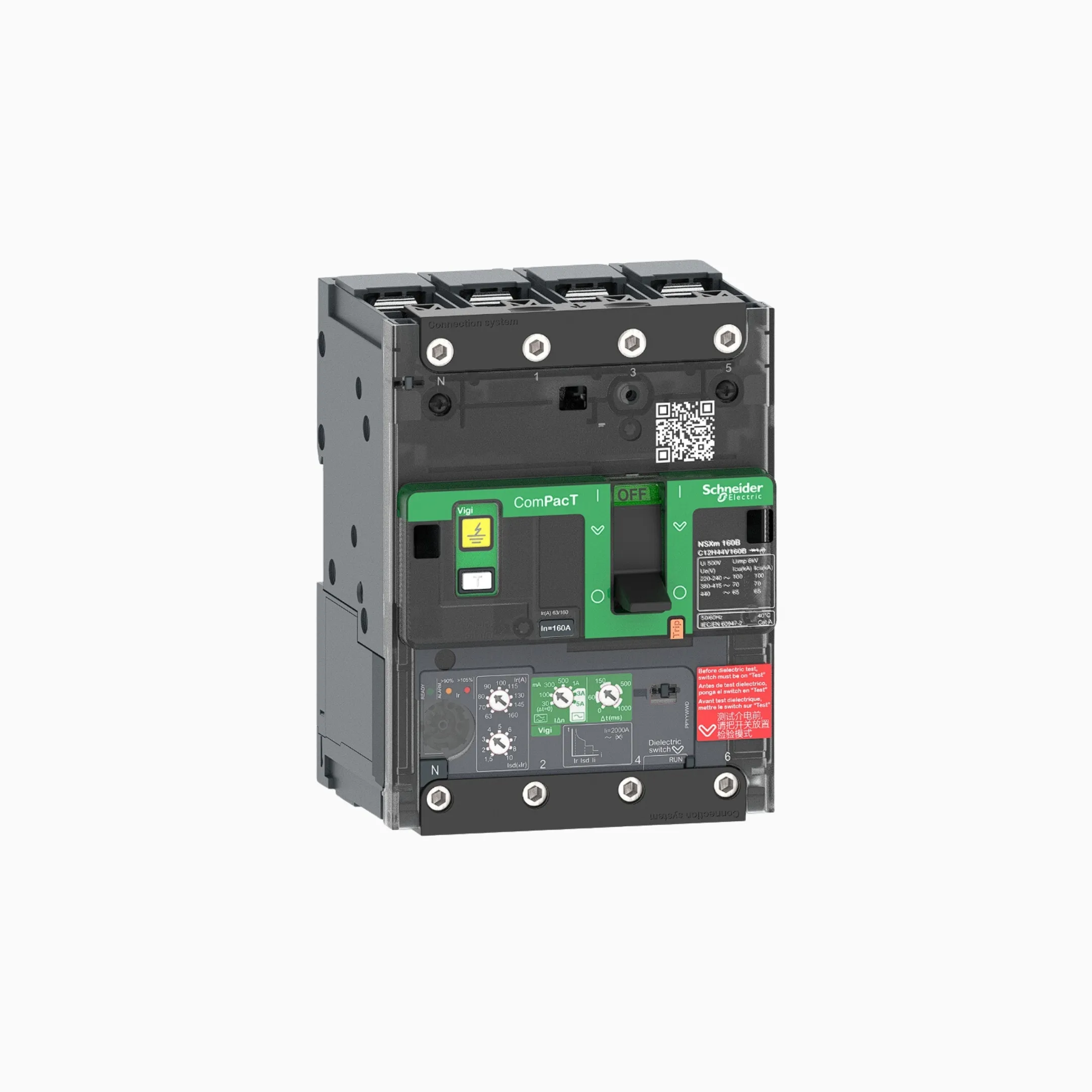 Schneider Busbar Connectors  4P- ComPacT NSXm dengan E (16 kA) termasuk ELCB Vig
