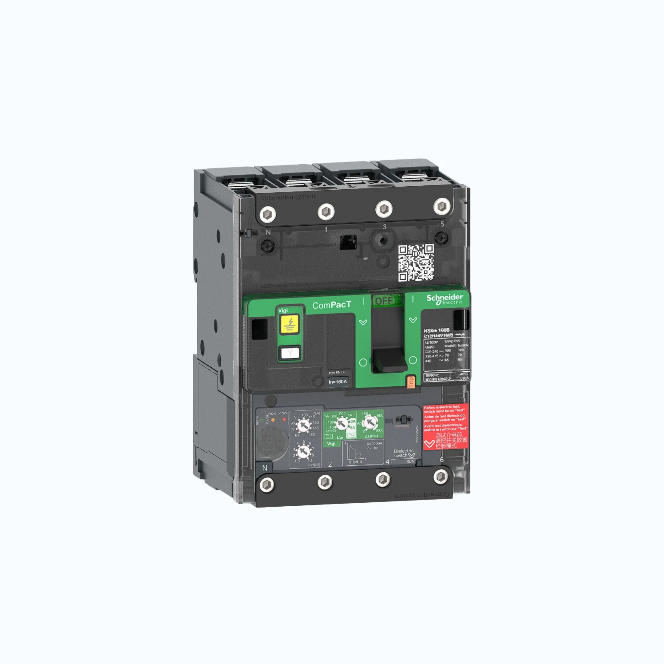 Schneider Busbar Connectors  4P- ComPacT NSXm dengan E (16 kA) termasuk ELCB Vig