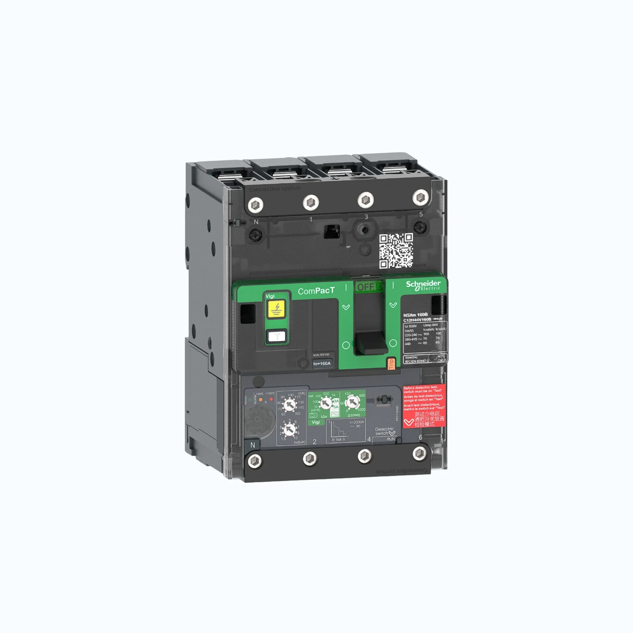 Schneider Busbar Connectors  4P- ComPacT NSXm dengan E (16 kA) termasuk ELCB Vig