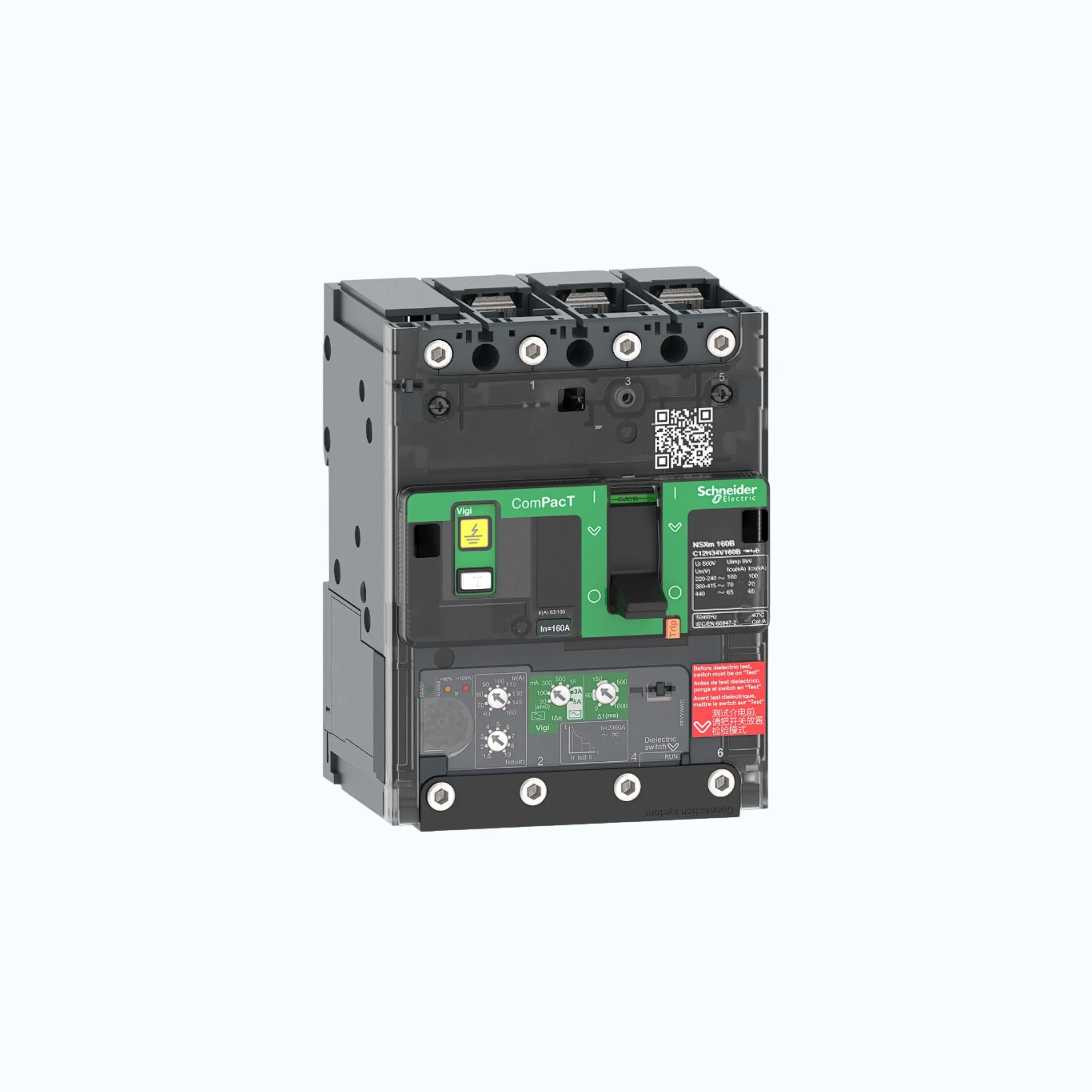 Schneider Busbar Connectors  3P- ComPacT NSXm dengan E (16 kA) termasuk ELCB Vig