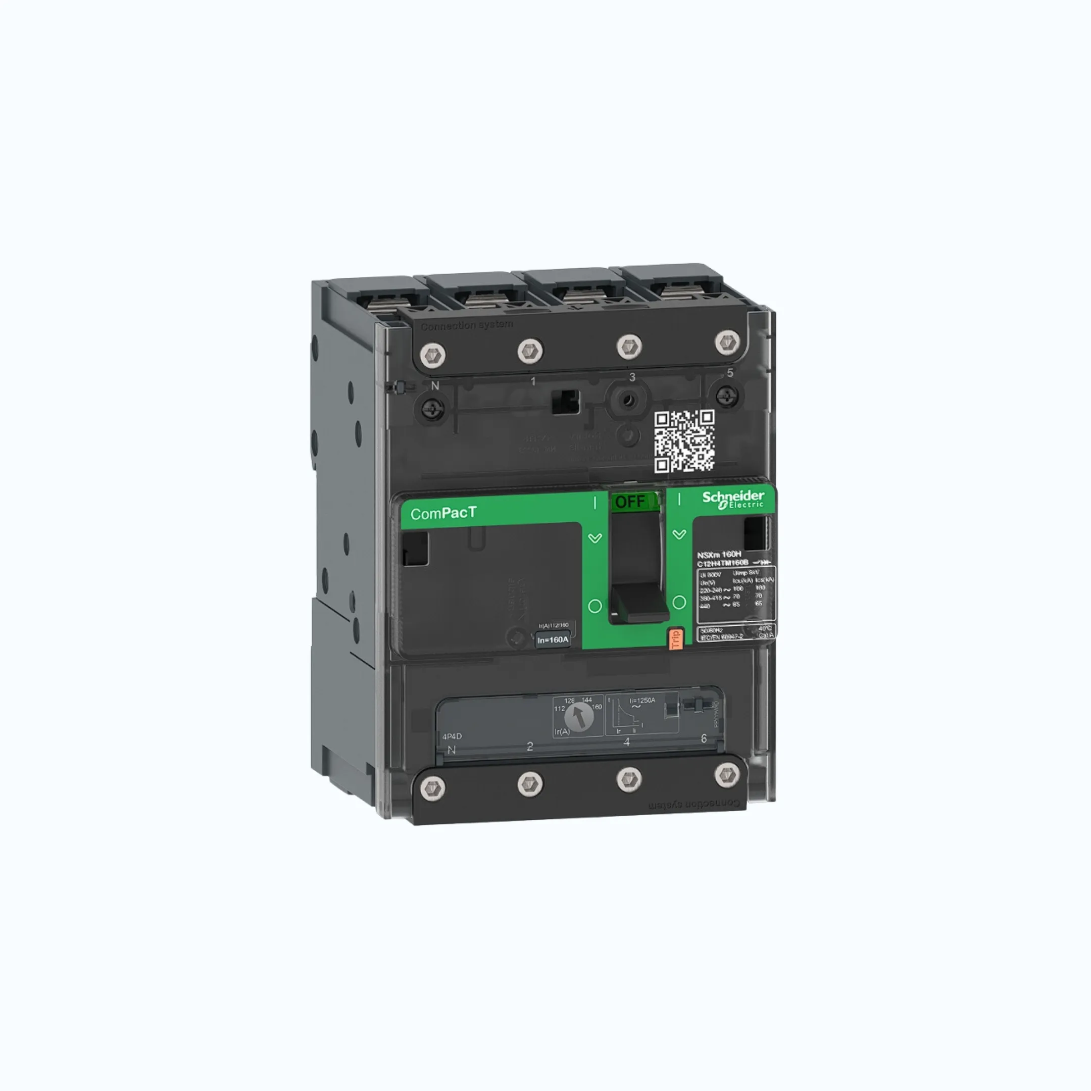 Schneider Busbar Connectors  4P-ComPacT NSXm dengan H (70 kA)- TM16D-C11H6TM016B