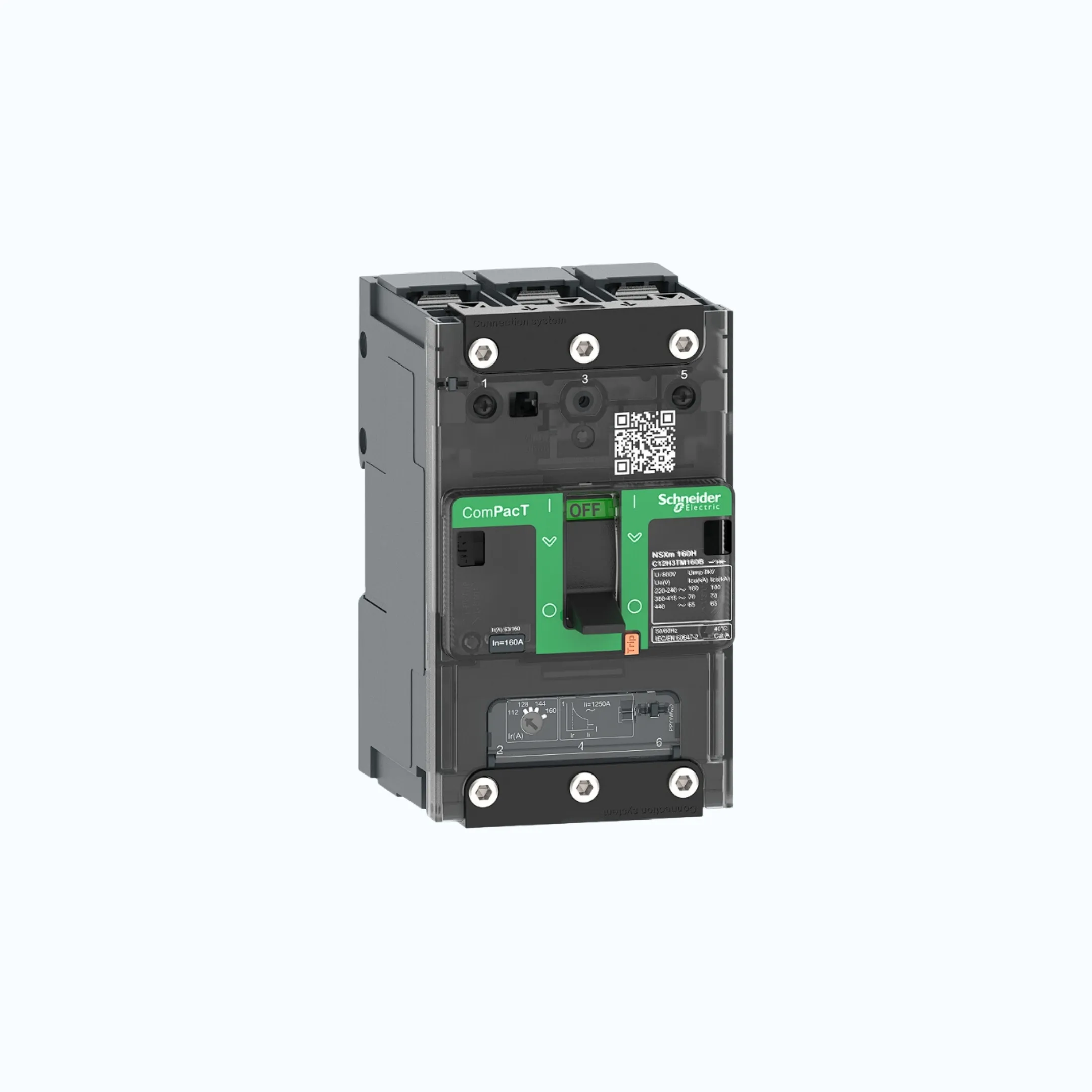 Schneider Busbar Connectors  3P-ComPacT NSXm dengan H (70 kA)- TM16D-C11H3TM016B