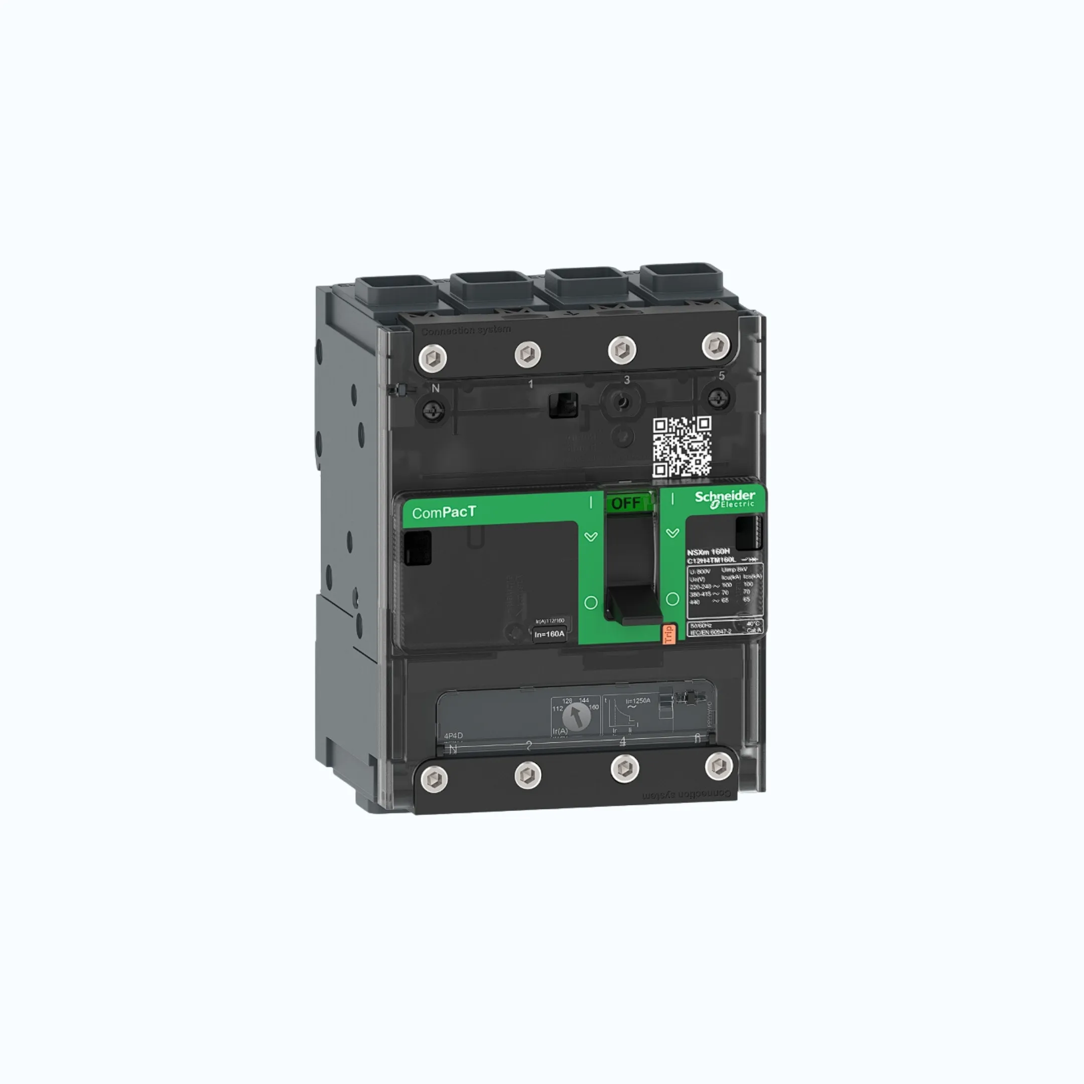 Schneider EverlinkTM Connectors  4P-ComPacT NSXm dengan H (70 kA)- TM16D-C11H6TM