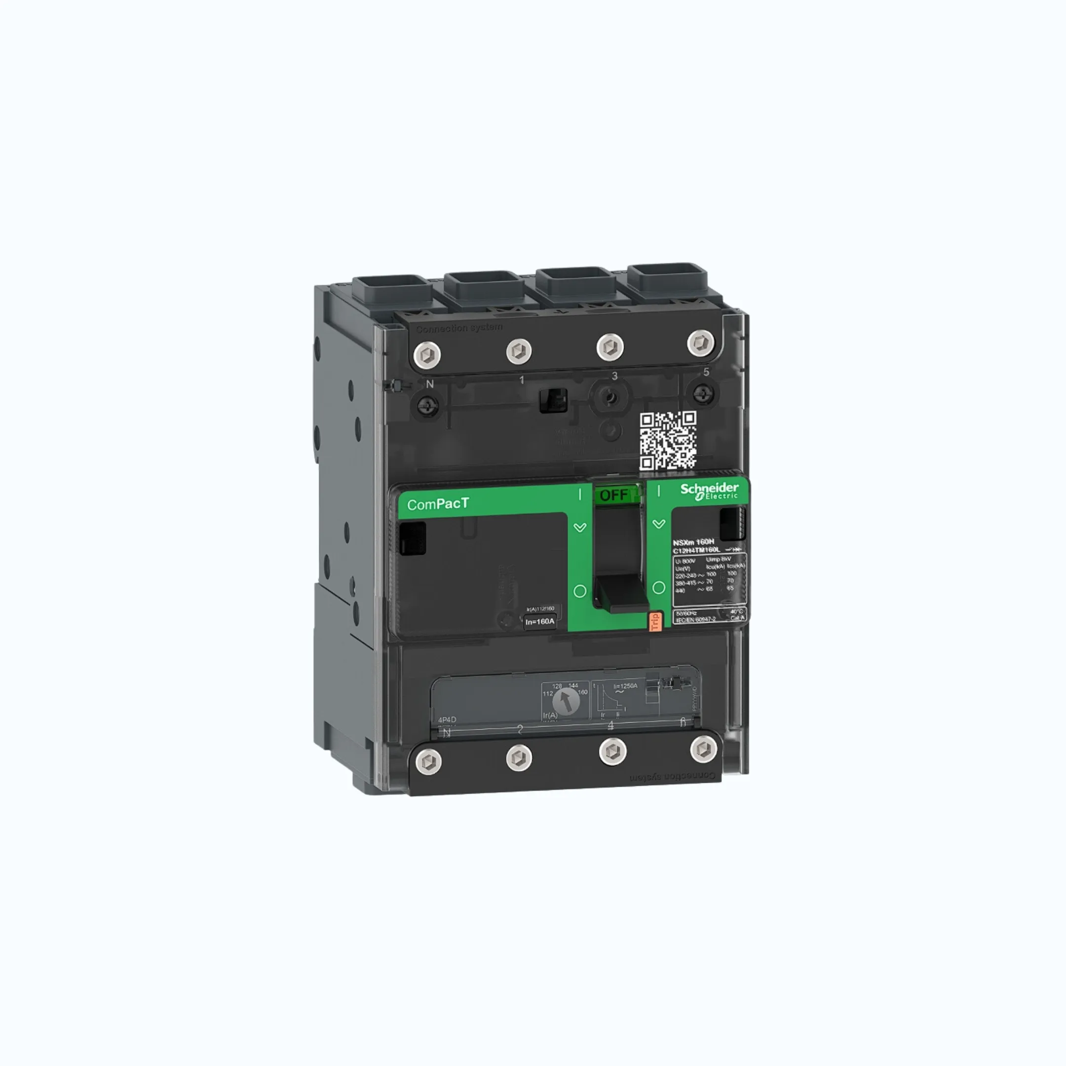 Schneider EverlinkTM Connectors  4P-ComPacT NSXm dengan H (70 kA)-TM25D-C11H6TM0